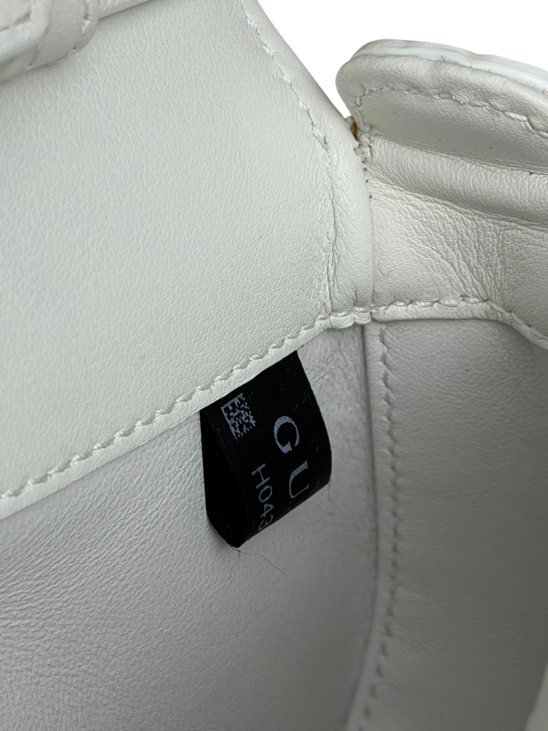 Gucci White Leather Bamboo Night Small Clutch/Pochette - Image 15