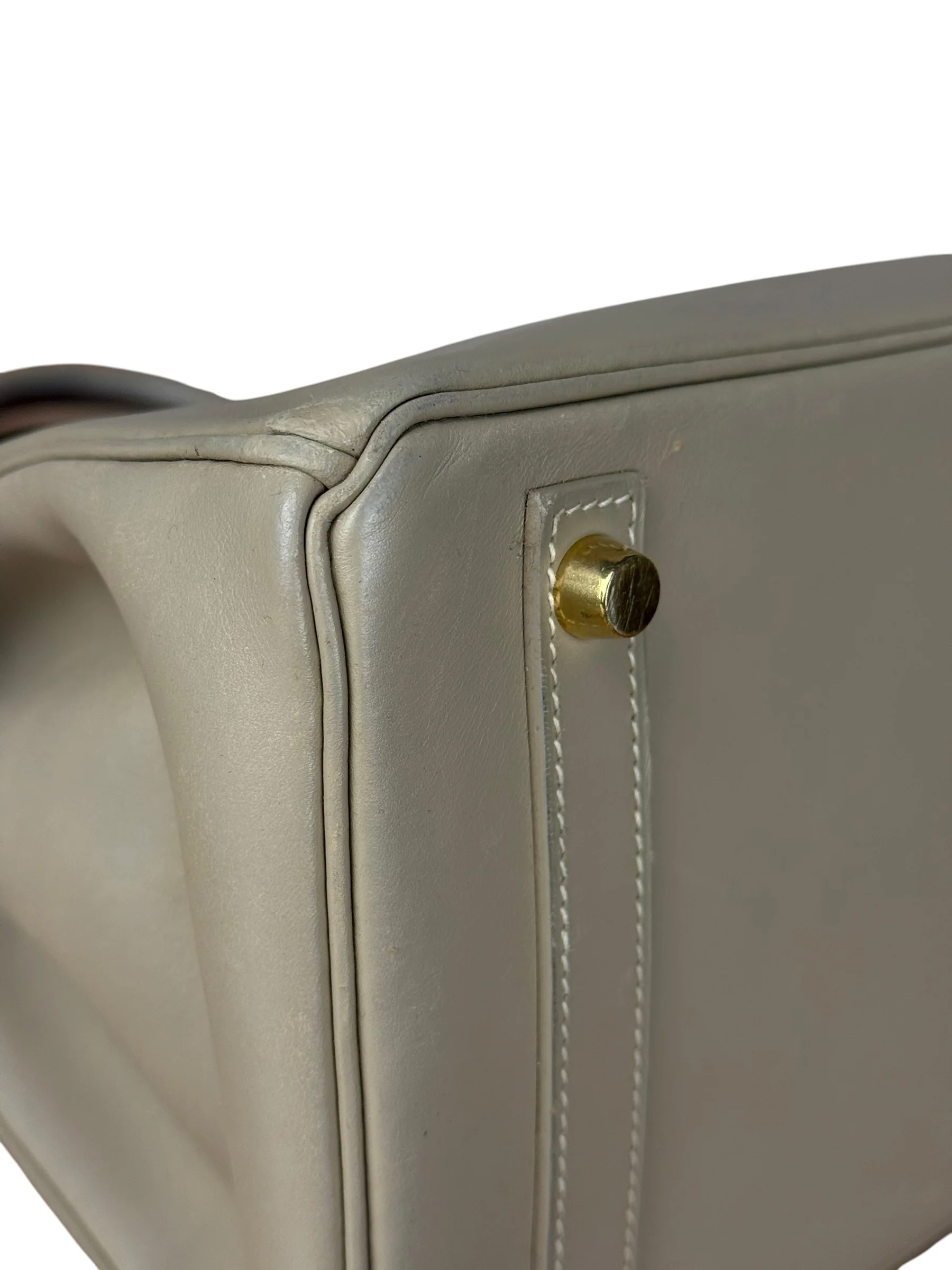 Hermes Birkin 30 Argile Box Brushed Gold 2003 - Image 34