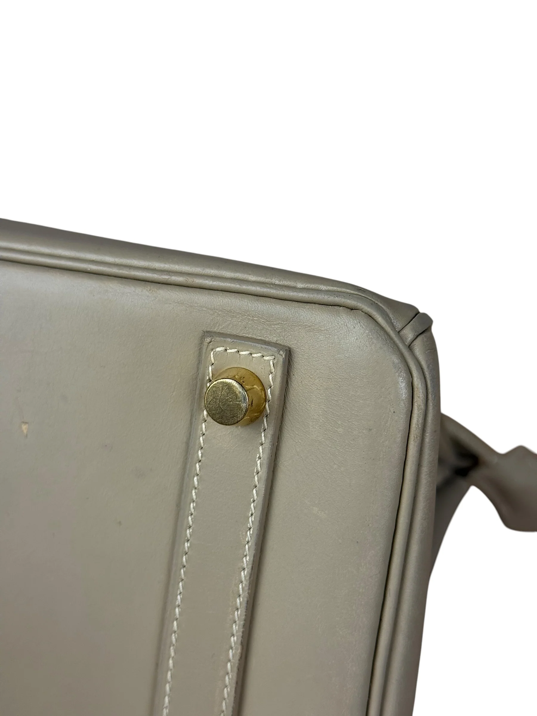 Hermes Birkin 30 Argile Box Brushed Gold 2003 - Image 35
