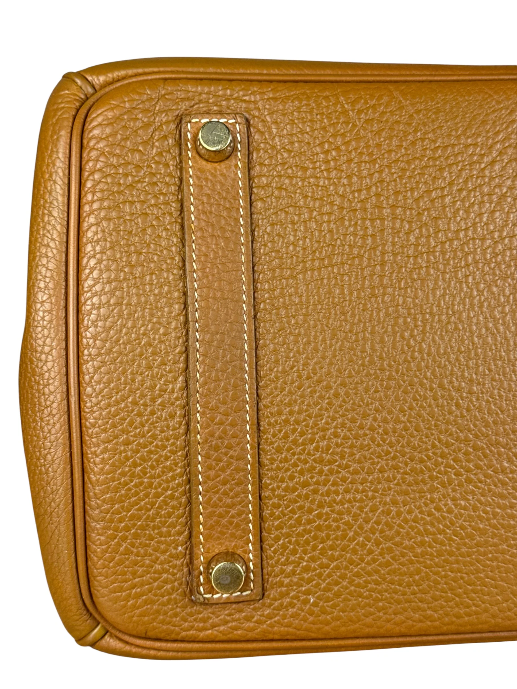 Hermes Birkin 35 Gold Brown Togo Leather Handbag 2001 - Image 30