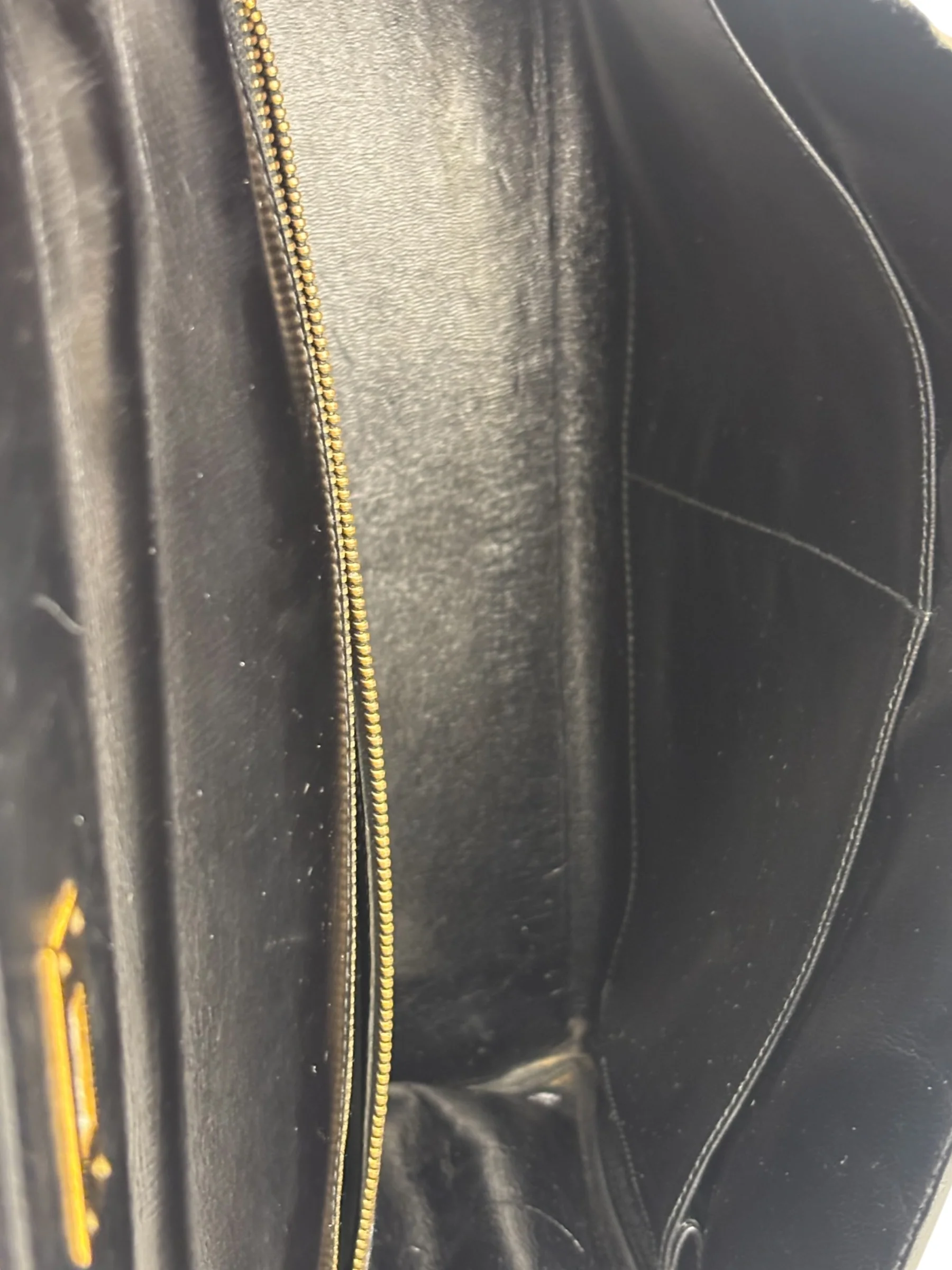 Hermes Black Box Leather Kelly 32 Handbag 1979 - Image 7