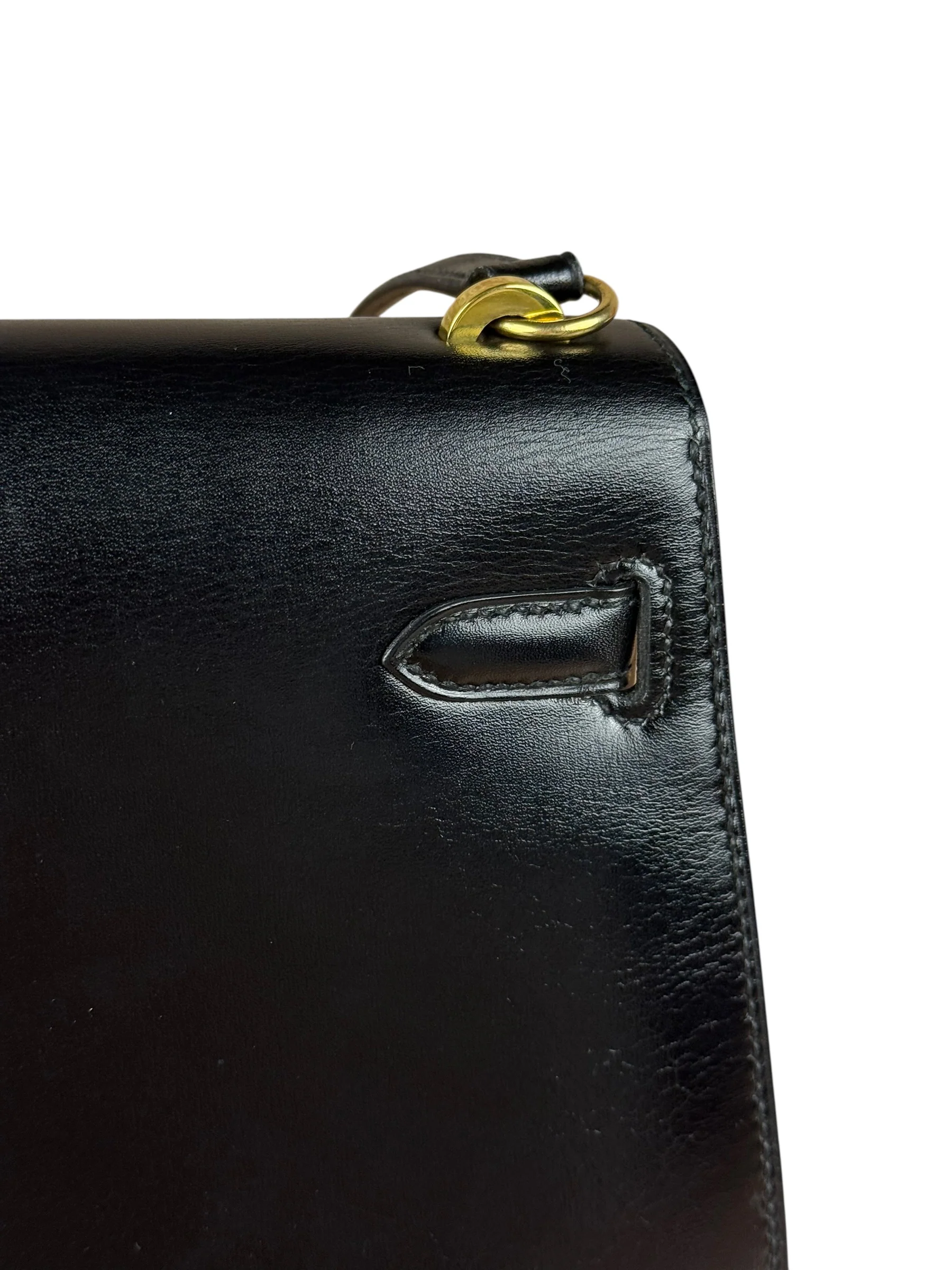 Hermes Black Mini Kelly 20 Box Calf 1991 - Image 21