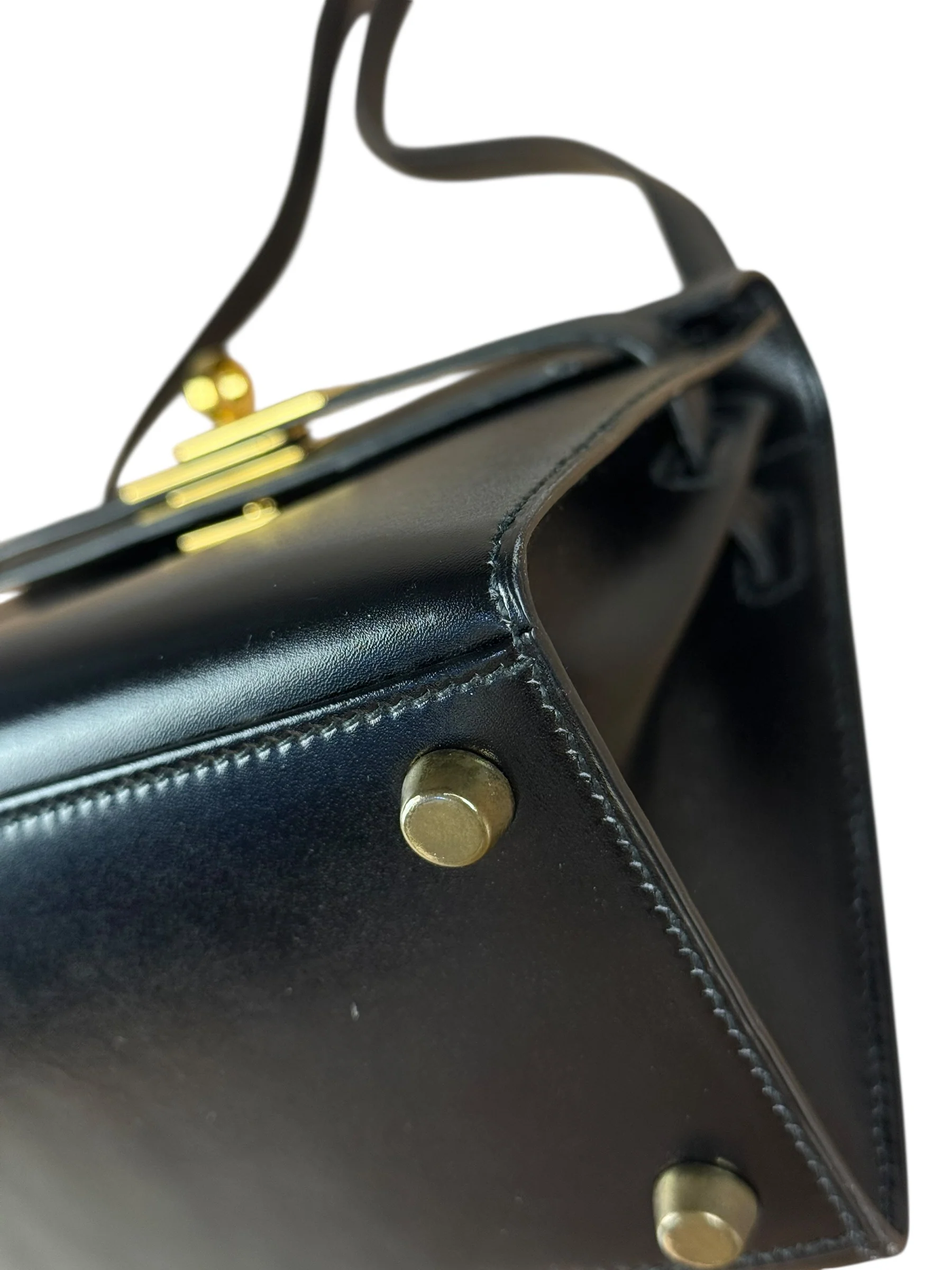 Hermes Black Mini Kelly 20 Box Calf 1991 - Image 27