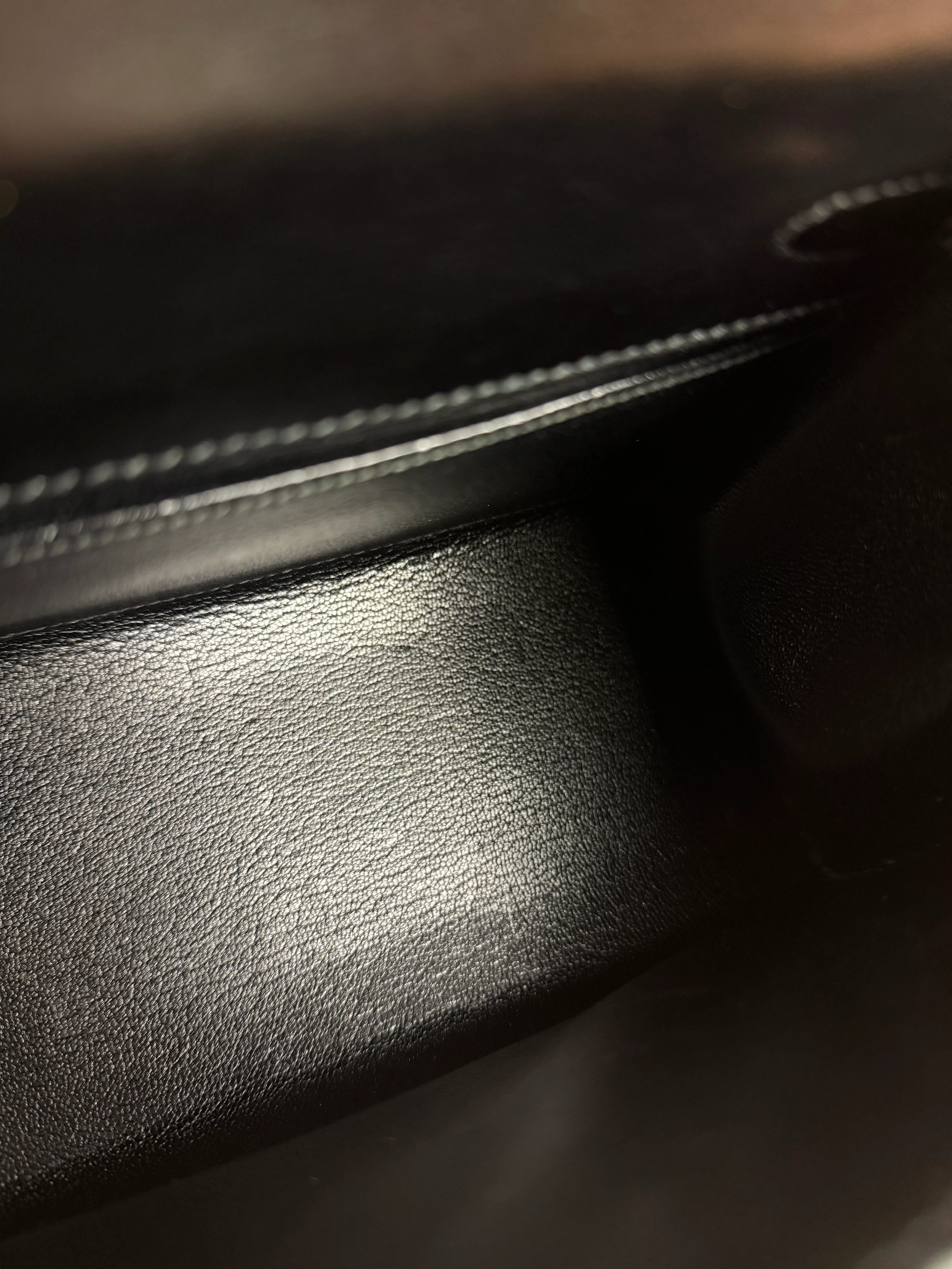 Hermes Black Mini Kelly 20 Box Calf 1991 - Image 43