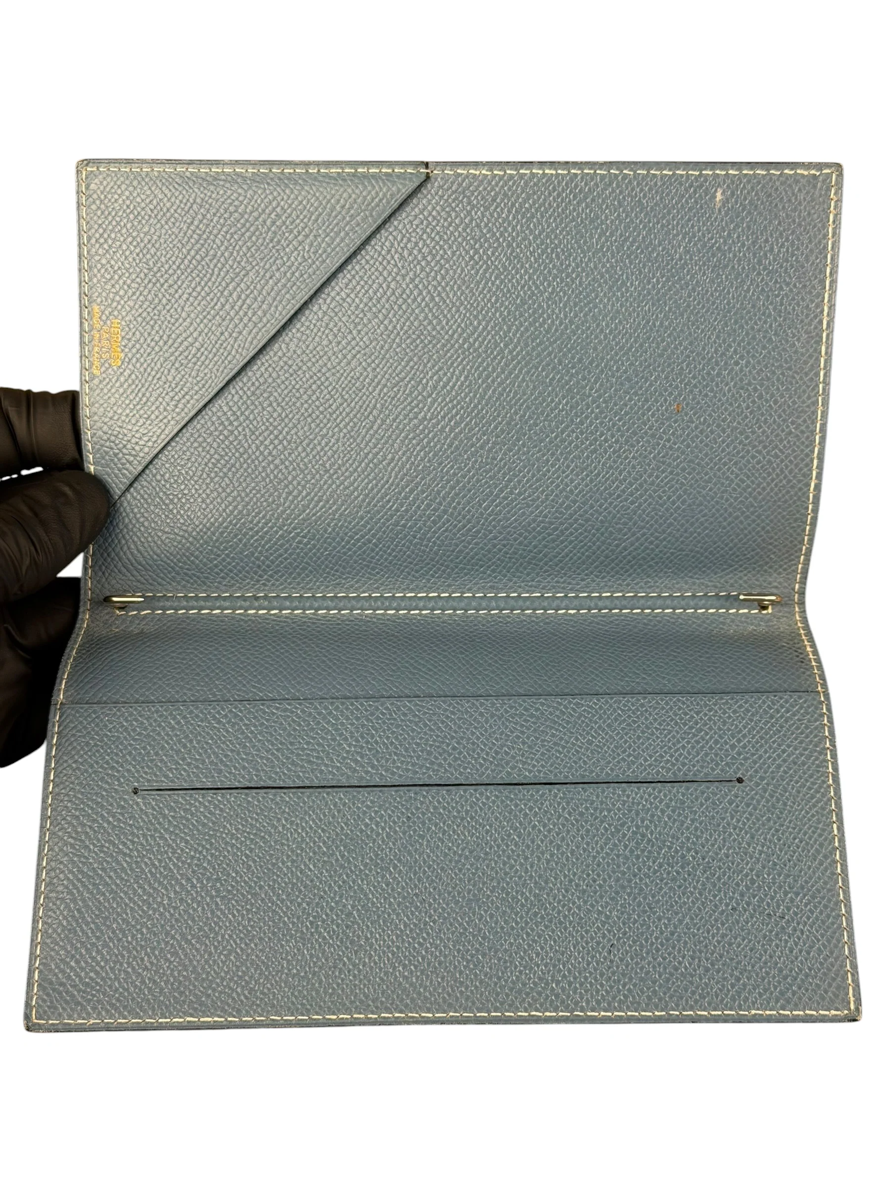 Hermes Blue Gene Leather Epson Agenda Cover - Image 10