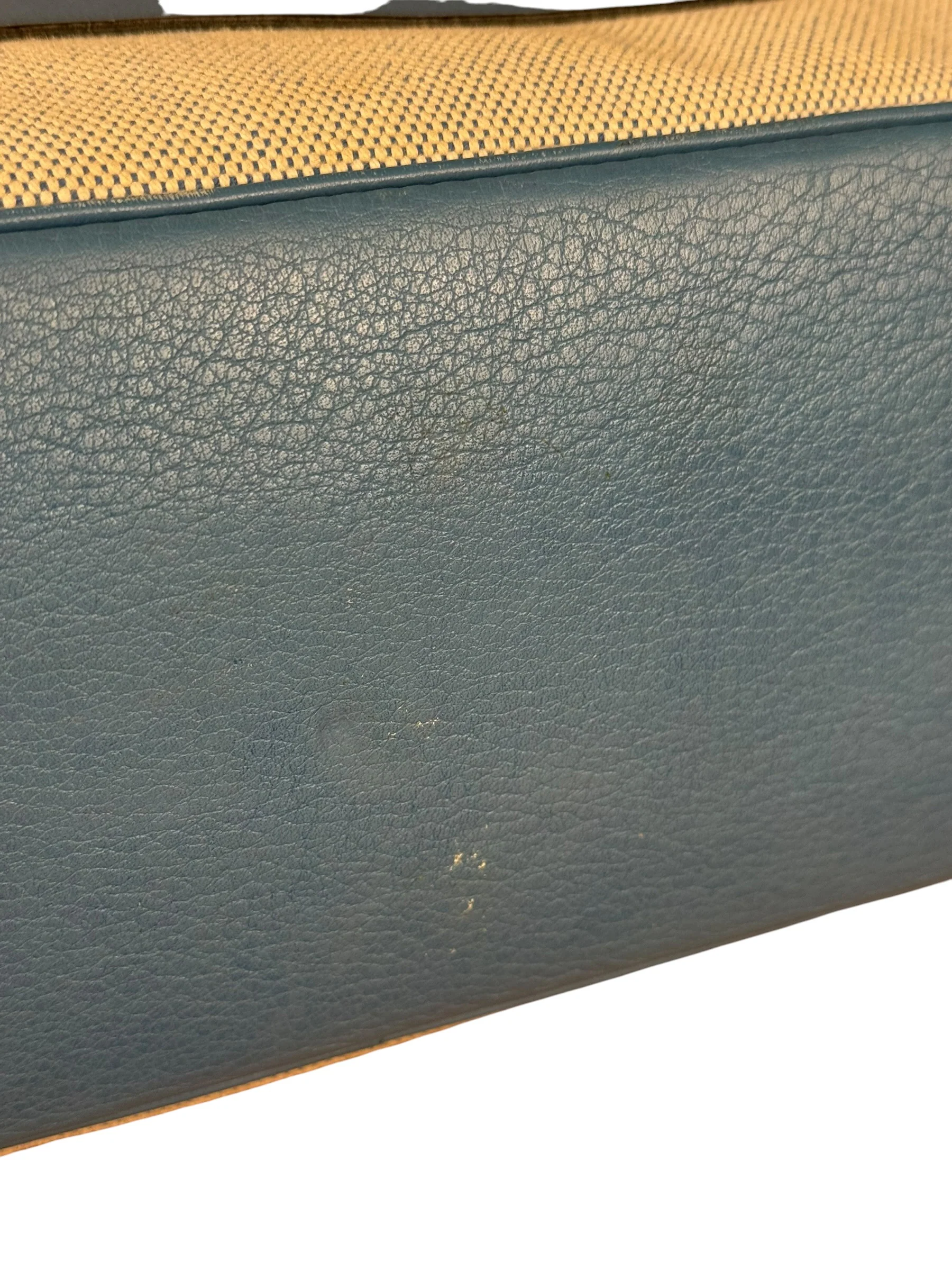 Hermès Blue Jardinier Canvas/Leather Shoulder Tote - Image 16