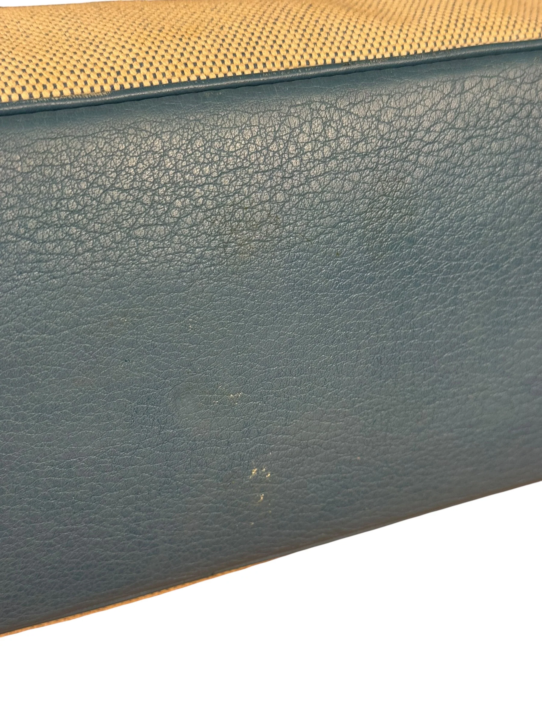 Hermès Blue Jardinier Canvas/Leather Shoulder Tote - Image 17