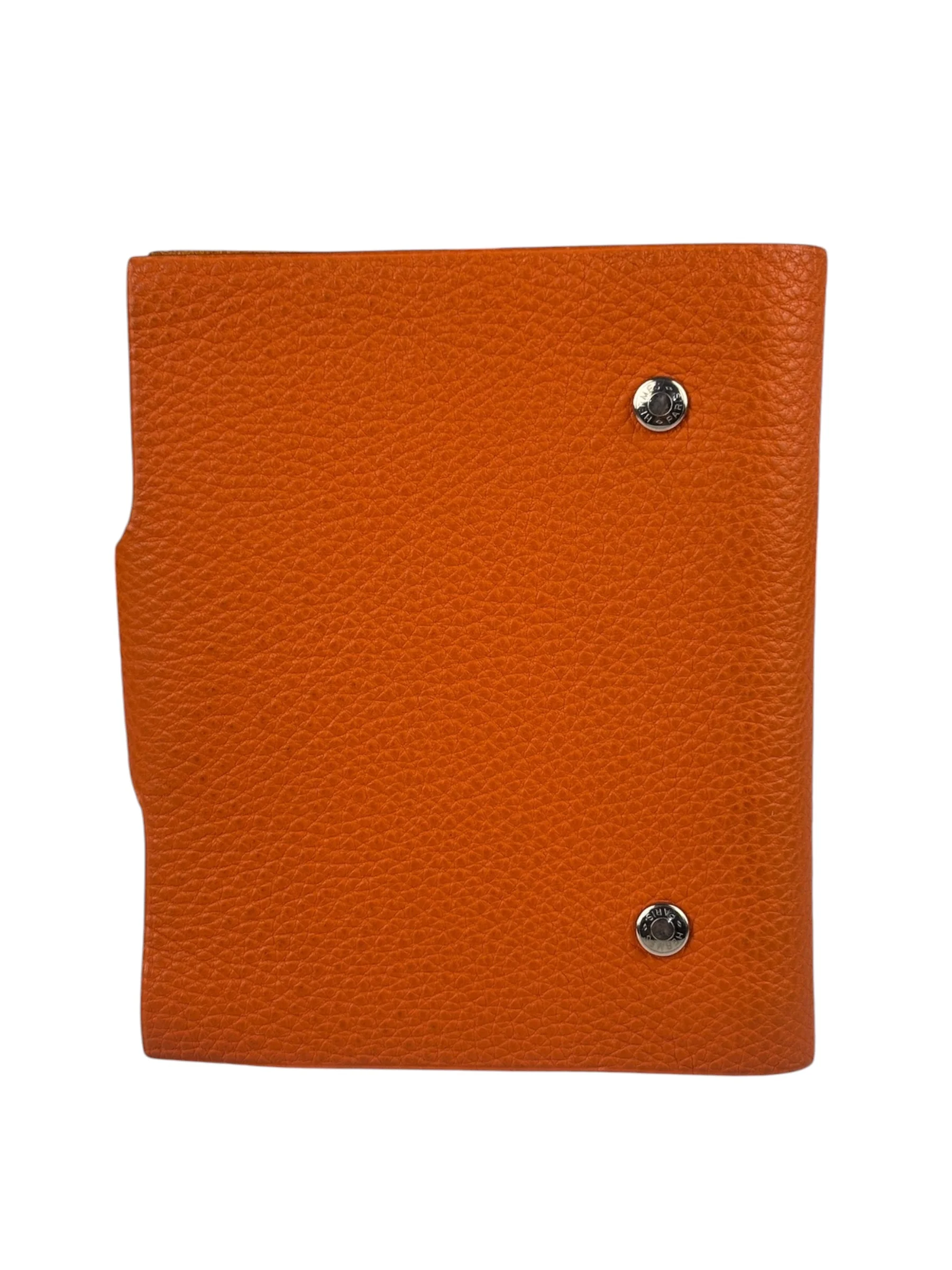 Hermes Orange Cover Ulysse Notebook - Image 3
