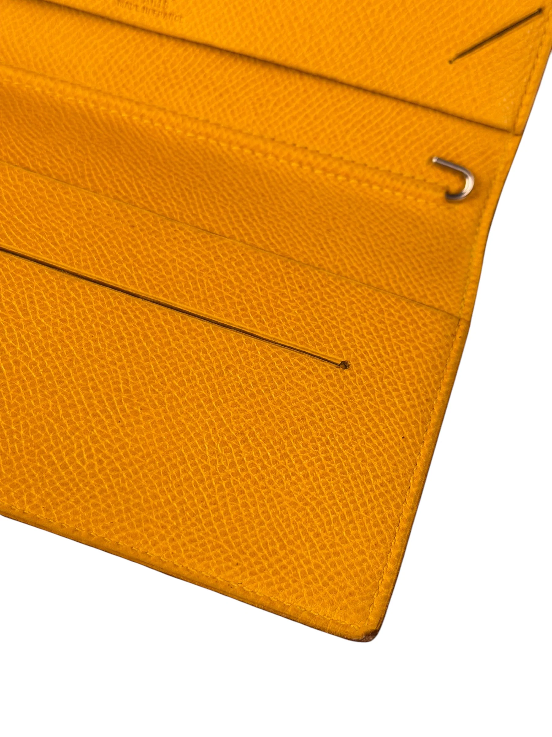 Hermes Yellow Leather Agenda Cover - Image 10