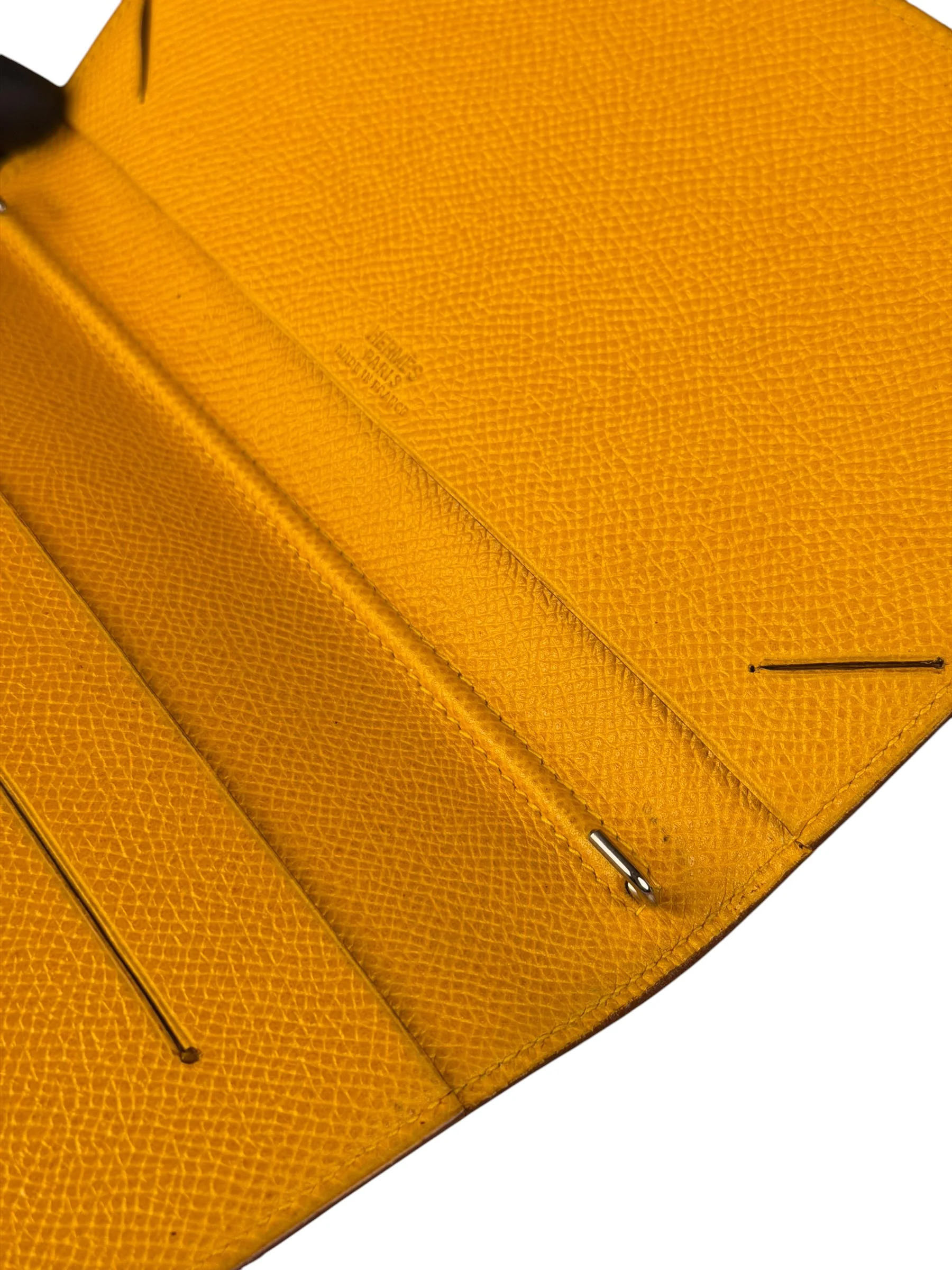 Hermes Yellow Leather Agenda Cover - Image 12