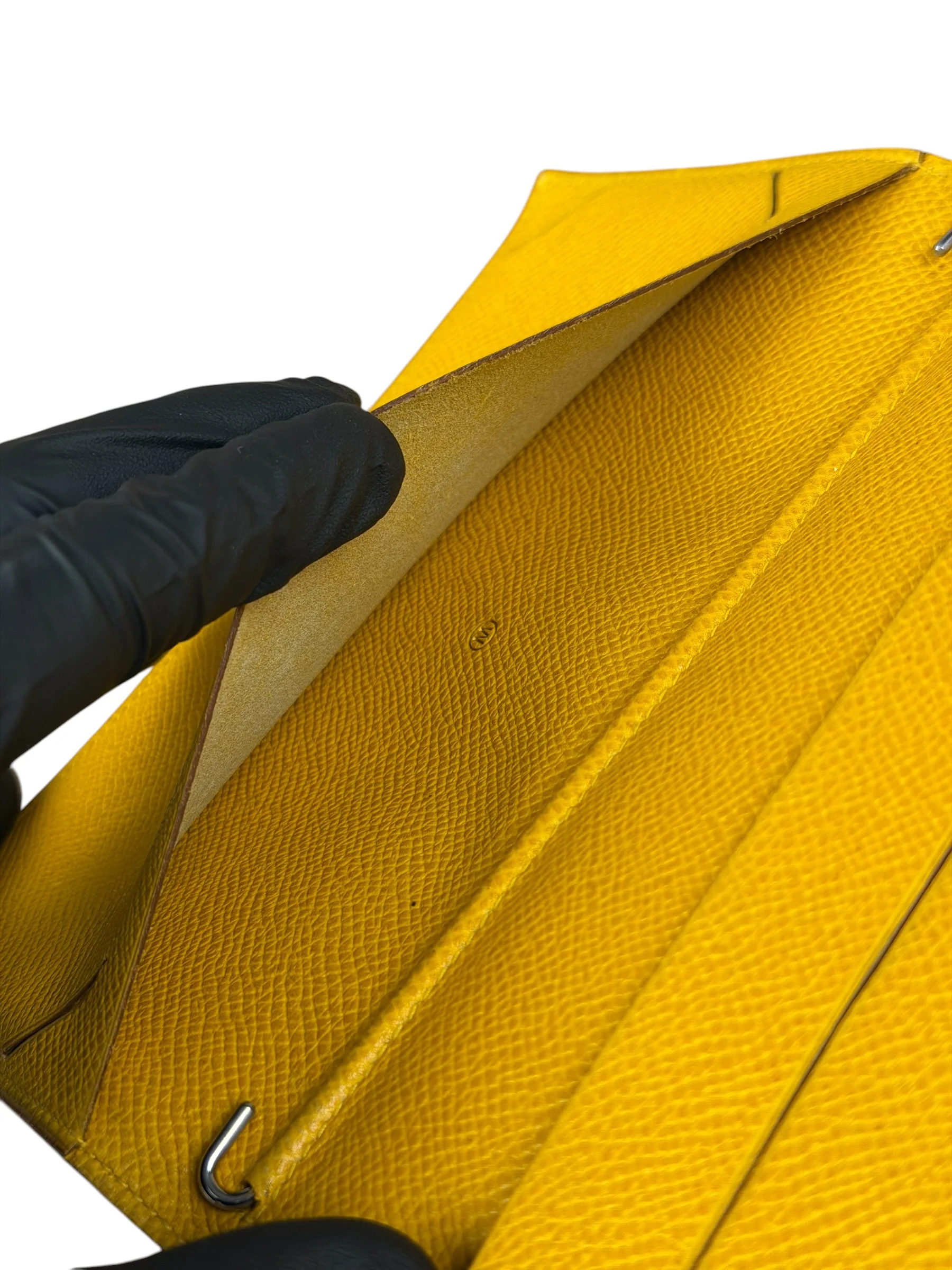 Hermes Yellow Leather Agenda Cover - Image 13