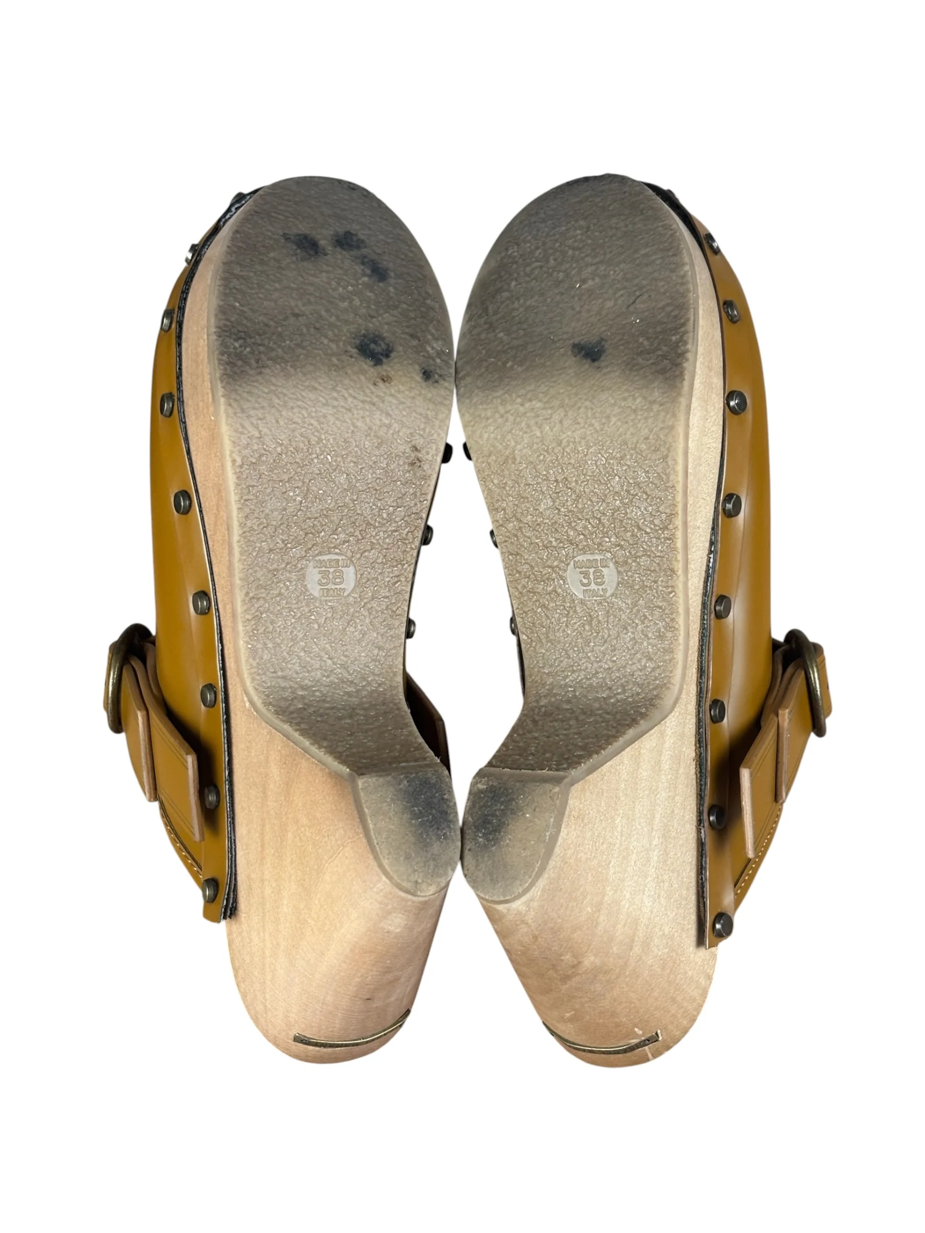 Isabel Marant Camel Brown Marant Titya Leather Clog (Footwear) - Image 8