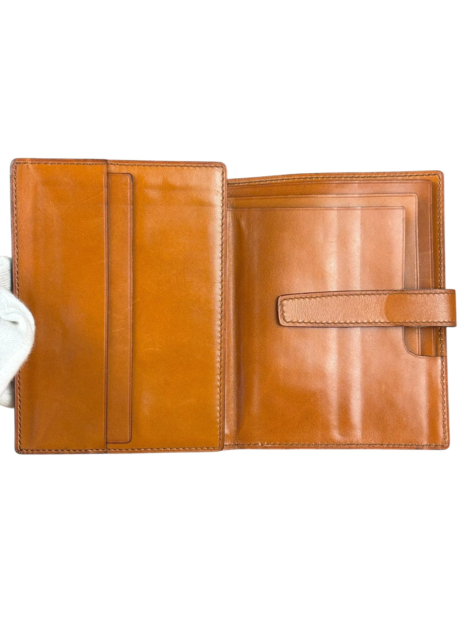 Loewe Honey Brown Panthere Leather Wallet - Image 5