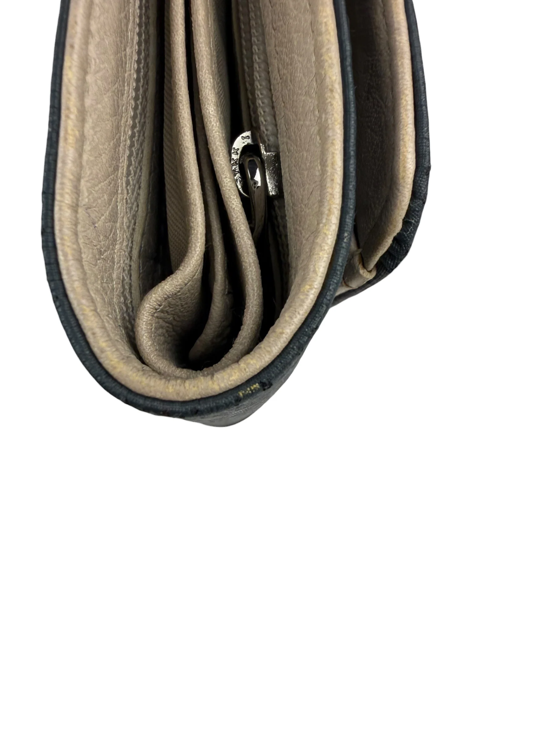 Loewe Muted Slate Blue Leather Monogram Debossed Anagram Wallet - Image 6
