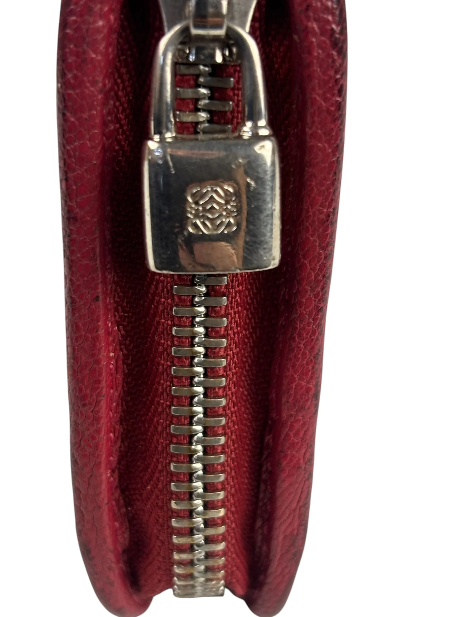 Loewe Pink Leather Anagram Long Wallet - Image 12