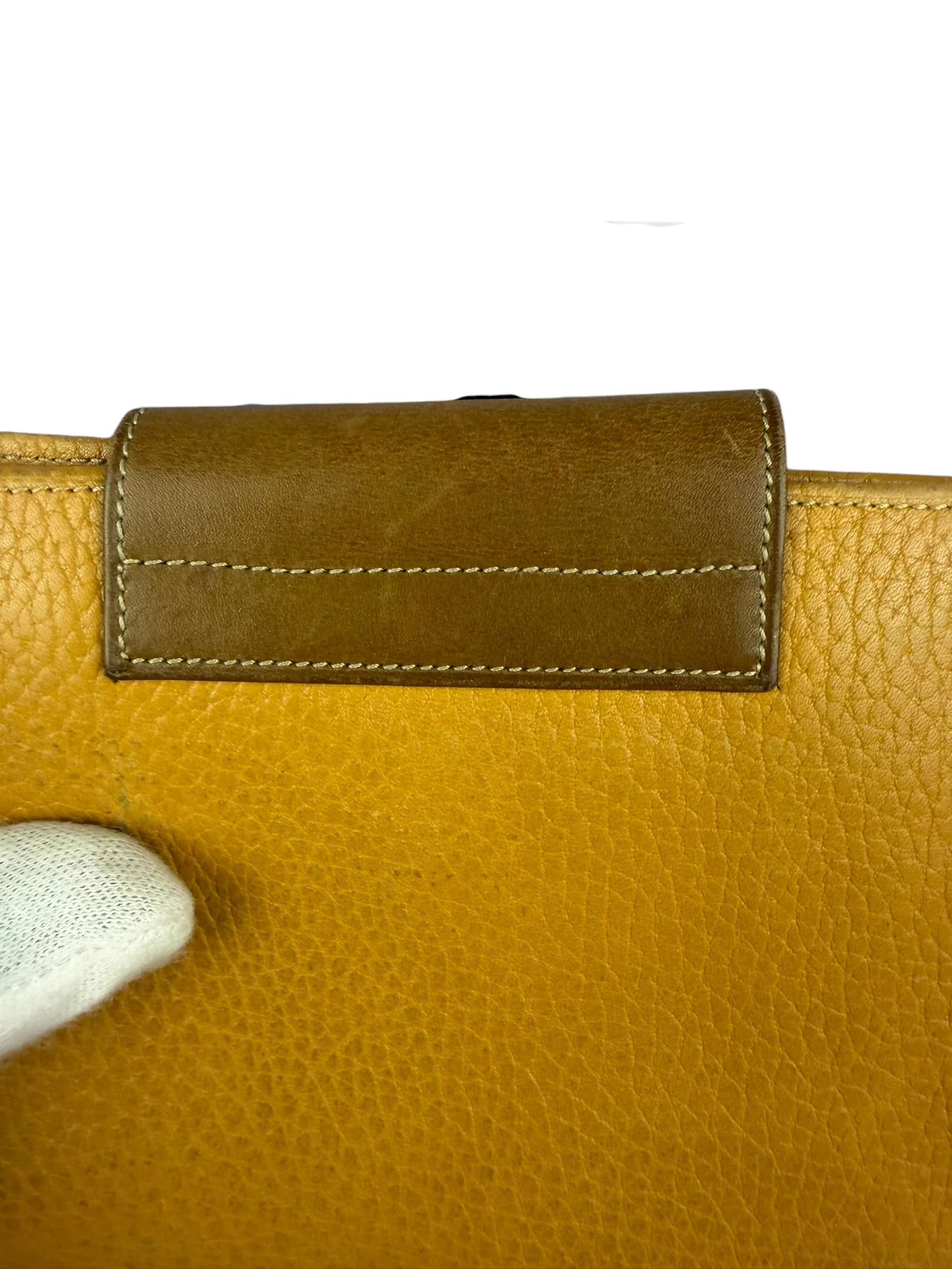 Loewe Vintage Brown Anagram Trifold Wallet - Image 6