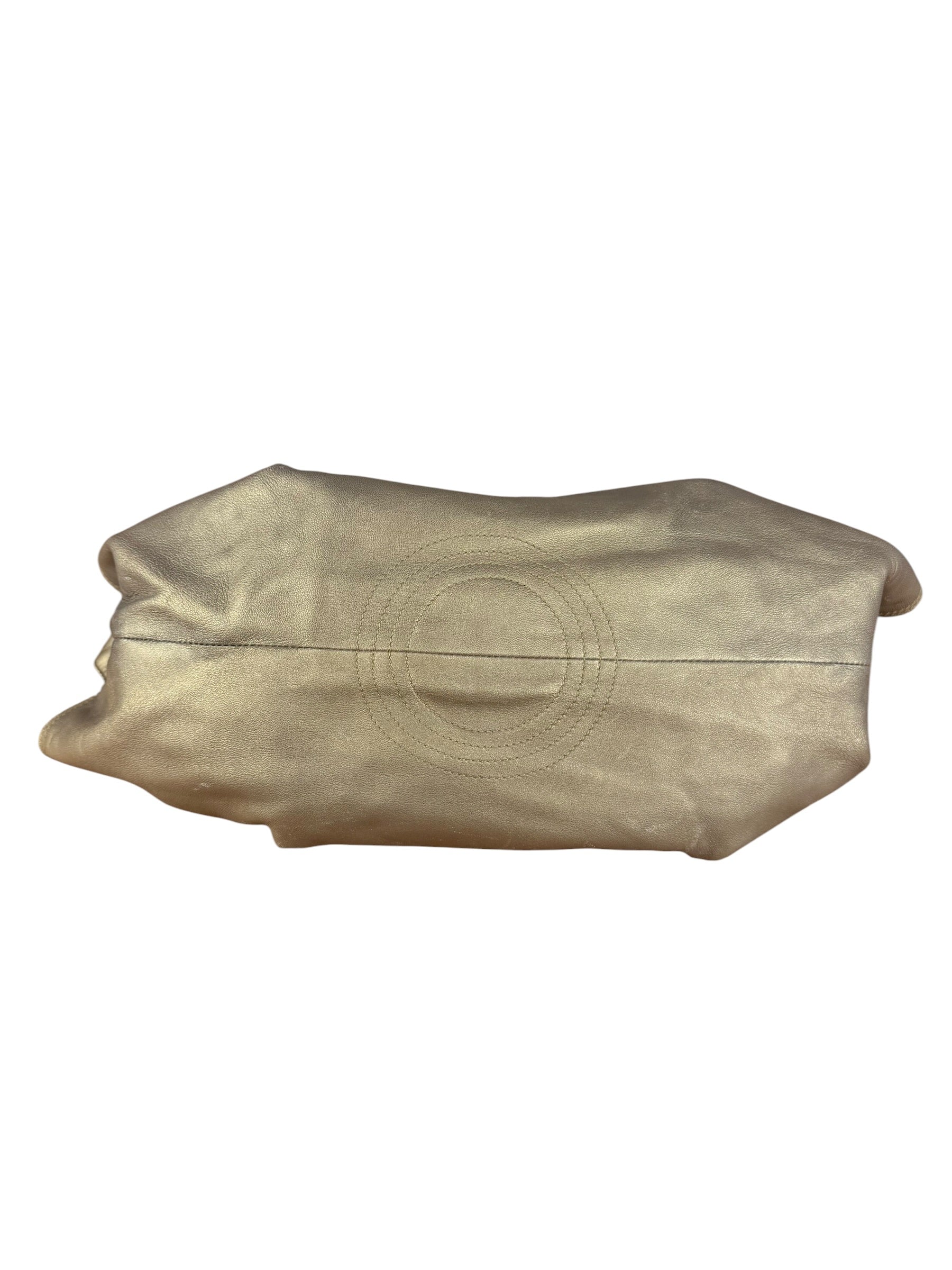 Loewe Vintage Gold Nappa Aire Hobo/Tote Bag - Image 17