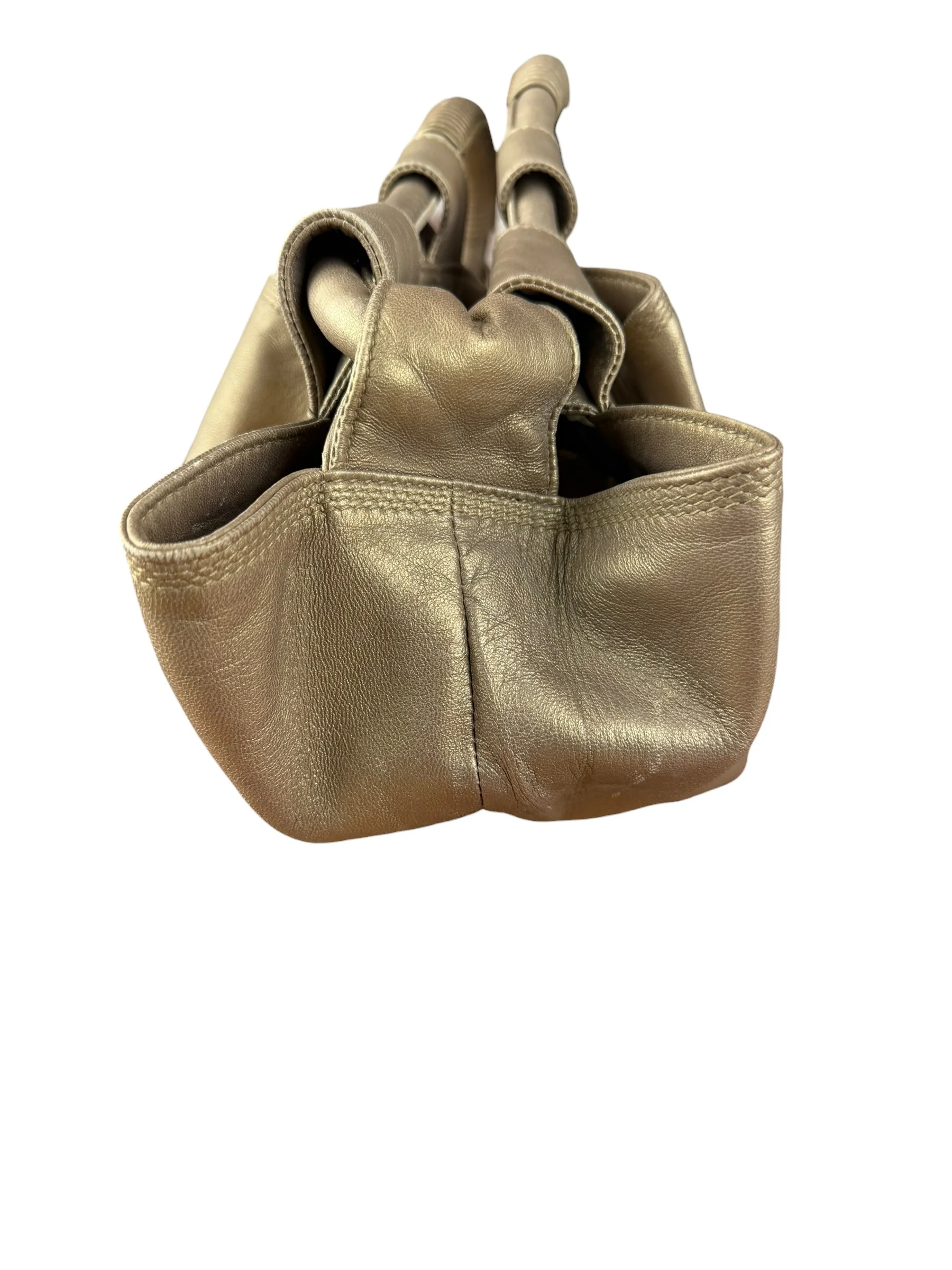Loewe Vintage Gold Nappa Aire Hobo/Tote Bag - Image 9