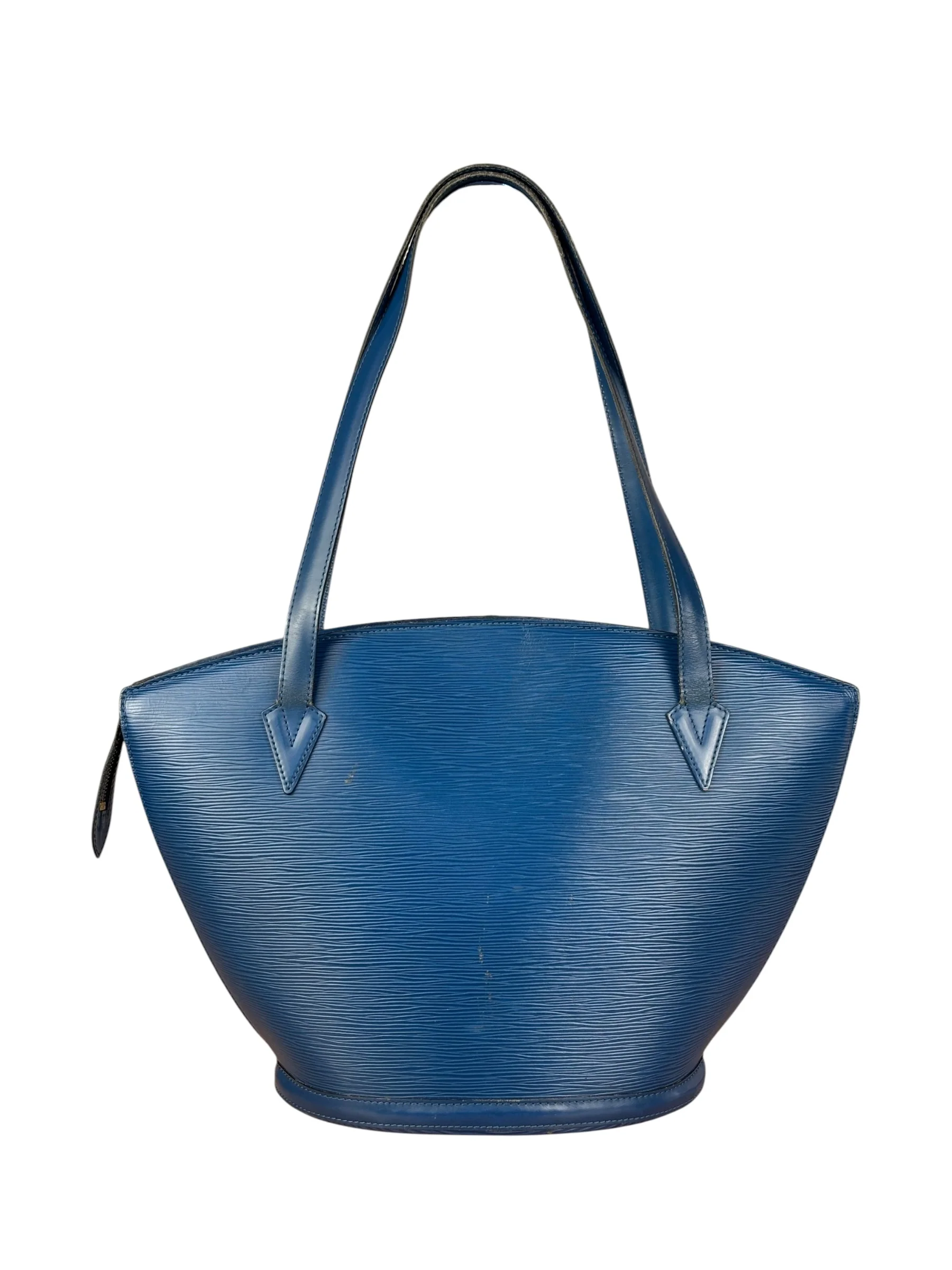 Louis Vuitton Blue Epi Saint Jacques GM Shoulder Bag - Image 13