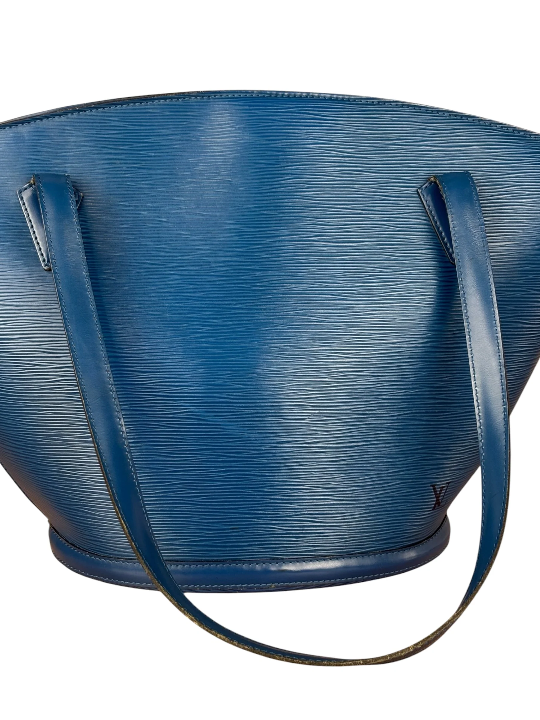 Louis Vuitton Blue Epi Saint Jacques GM Shoulder Bag - Image 18