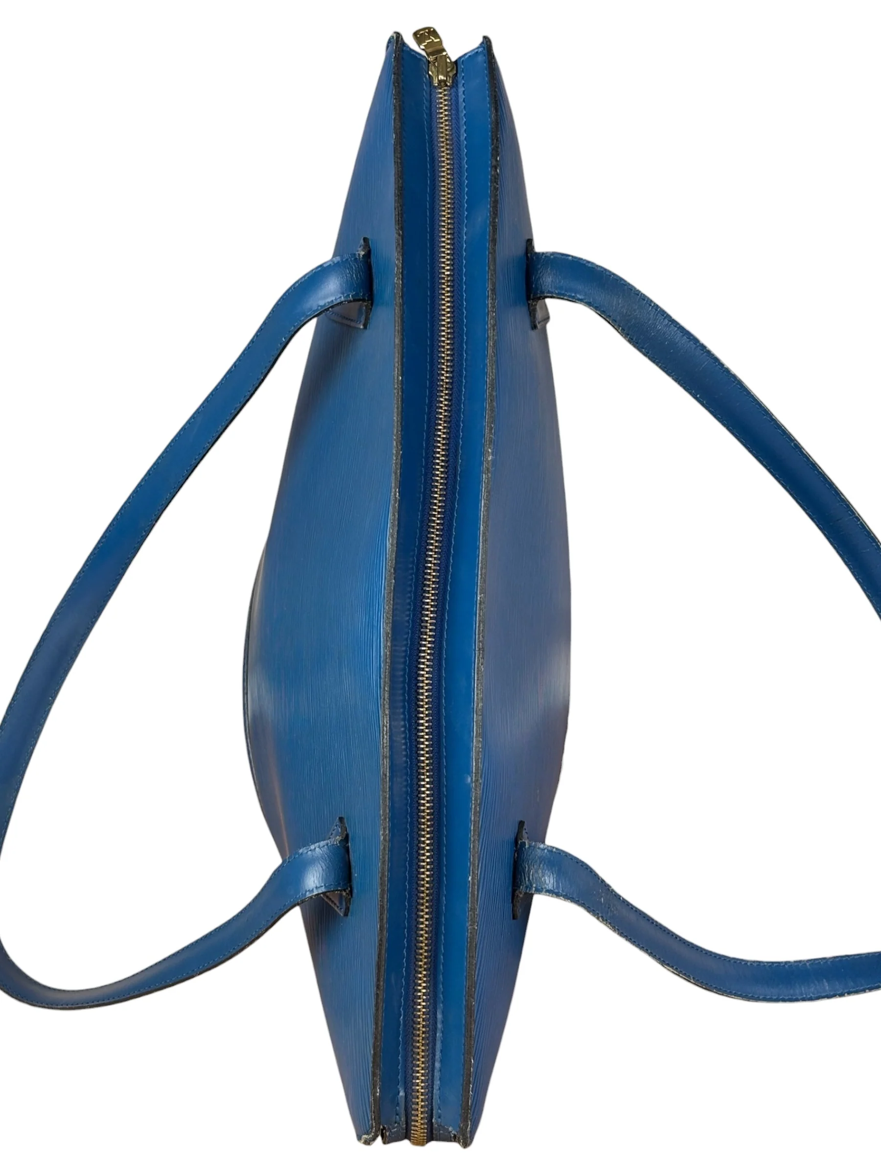Louis Vuitton Blue Epi Saint Jacques GM Shoulder Bag - Image 4
