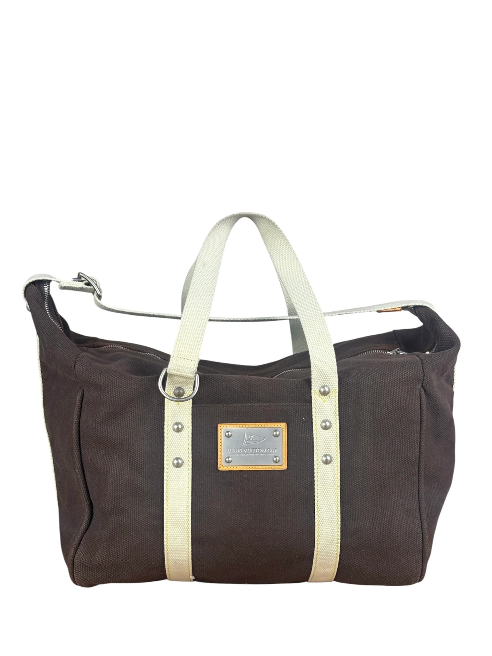 Louis Vuitton Brown Antigua Cabas Shoulder Bag GM