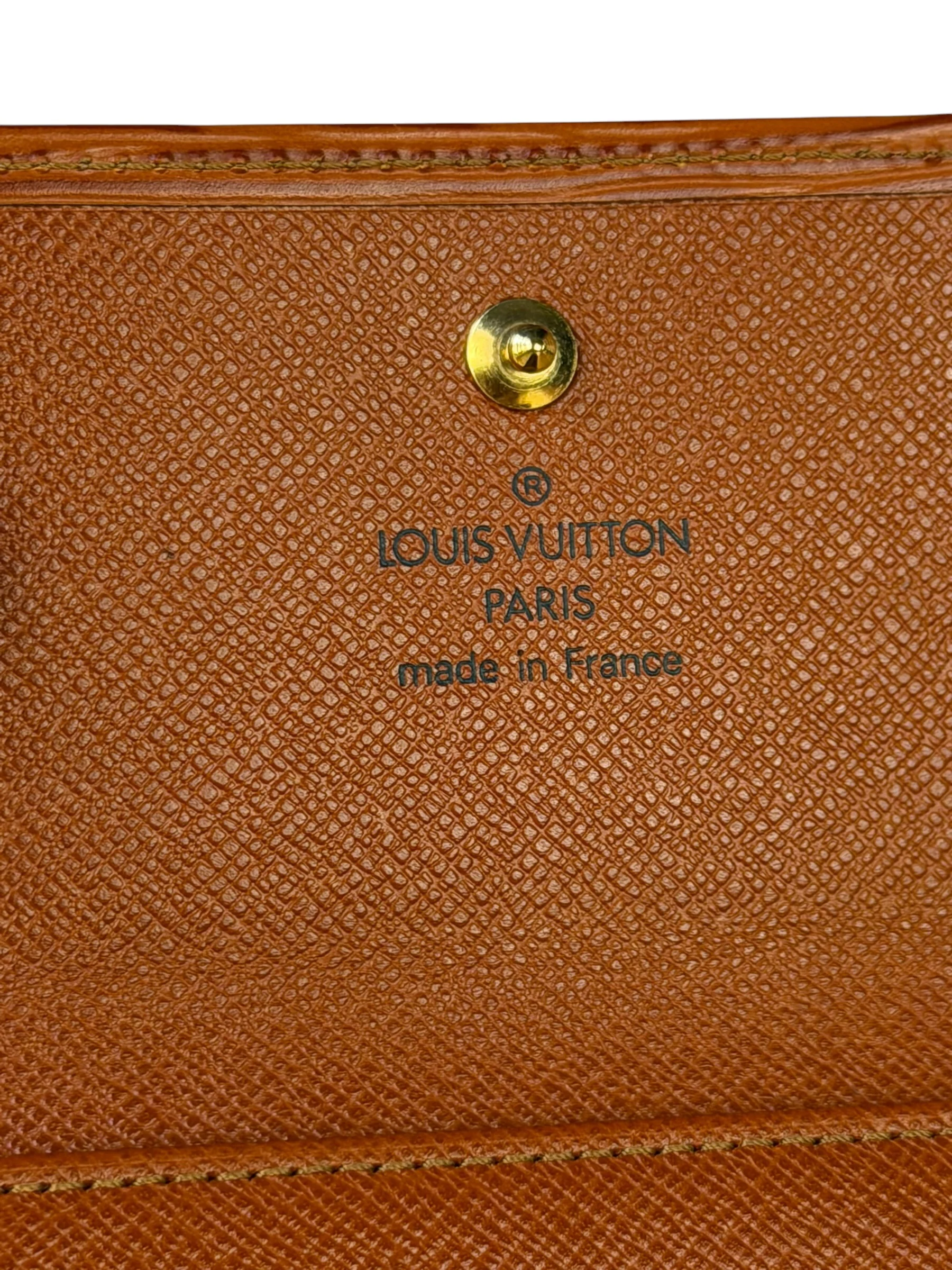 Louis Vuitton Brown Leather Elise Compact Wallet - Image 15