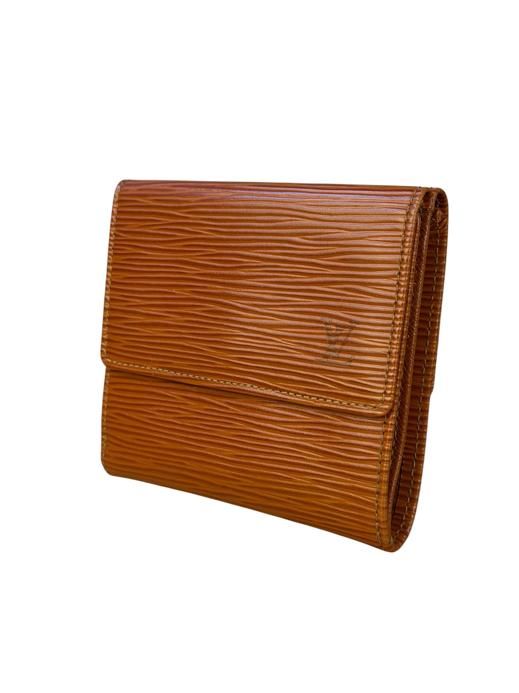 Louis Vuitton Brown Leather Elise Compact Wallet - Image 3