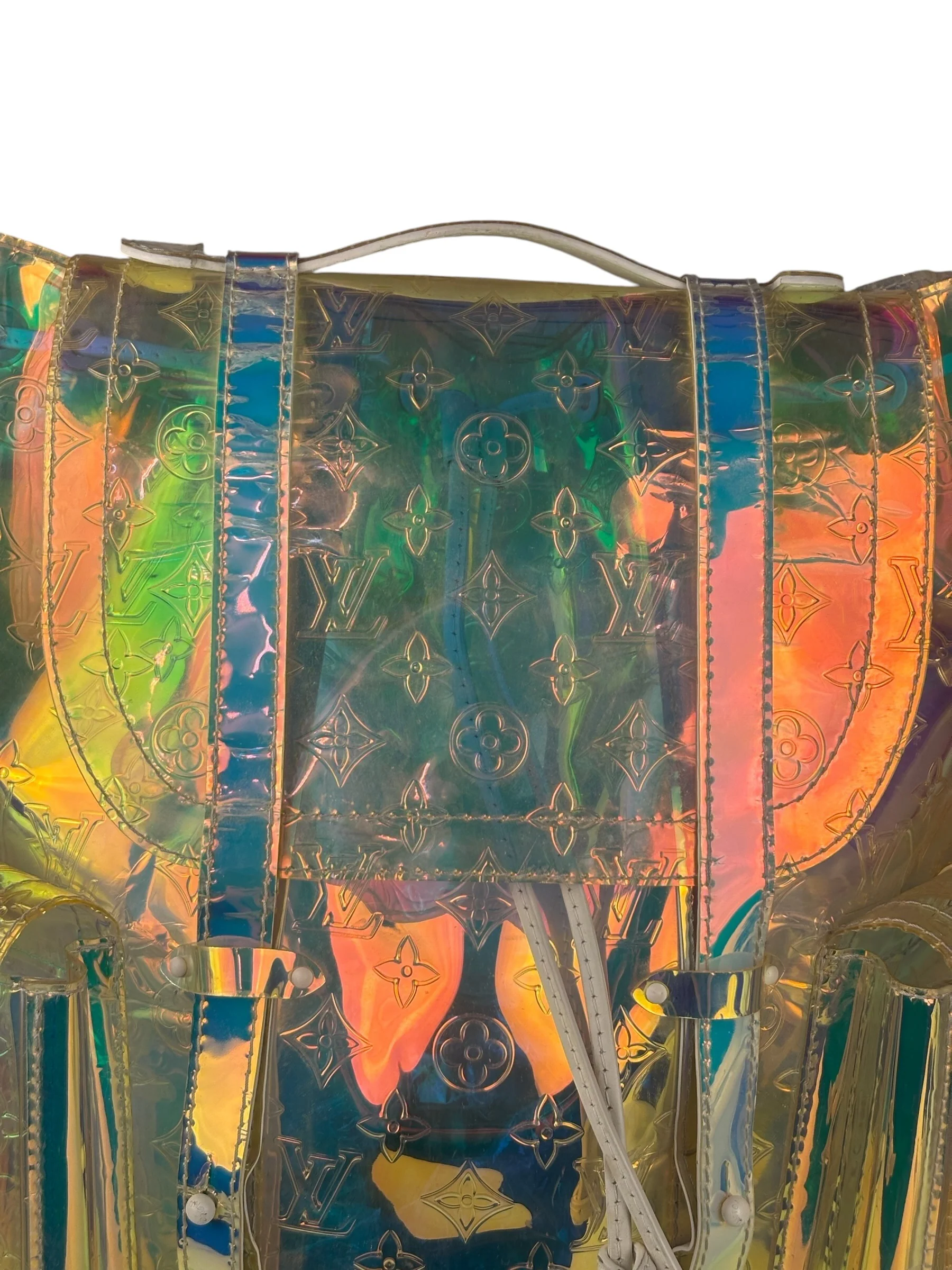 Louis Vuitton Christopher GM Backpack PVC Iridescent by Virgil - Image 10