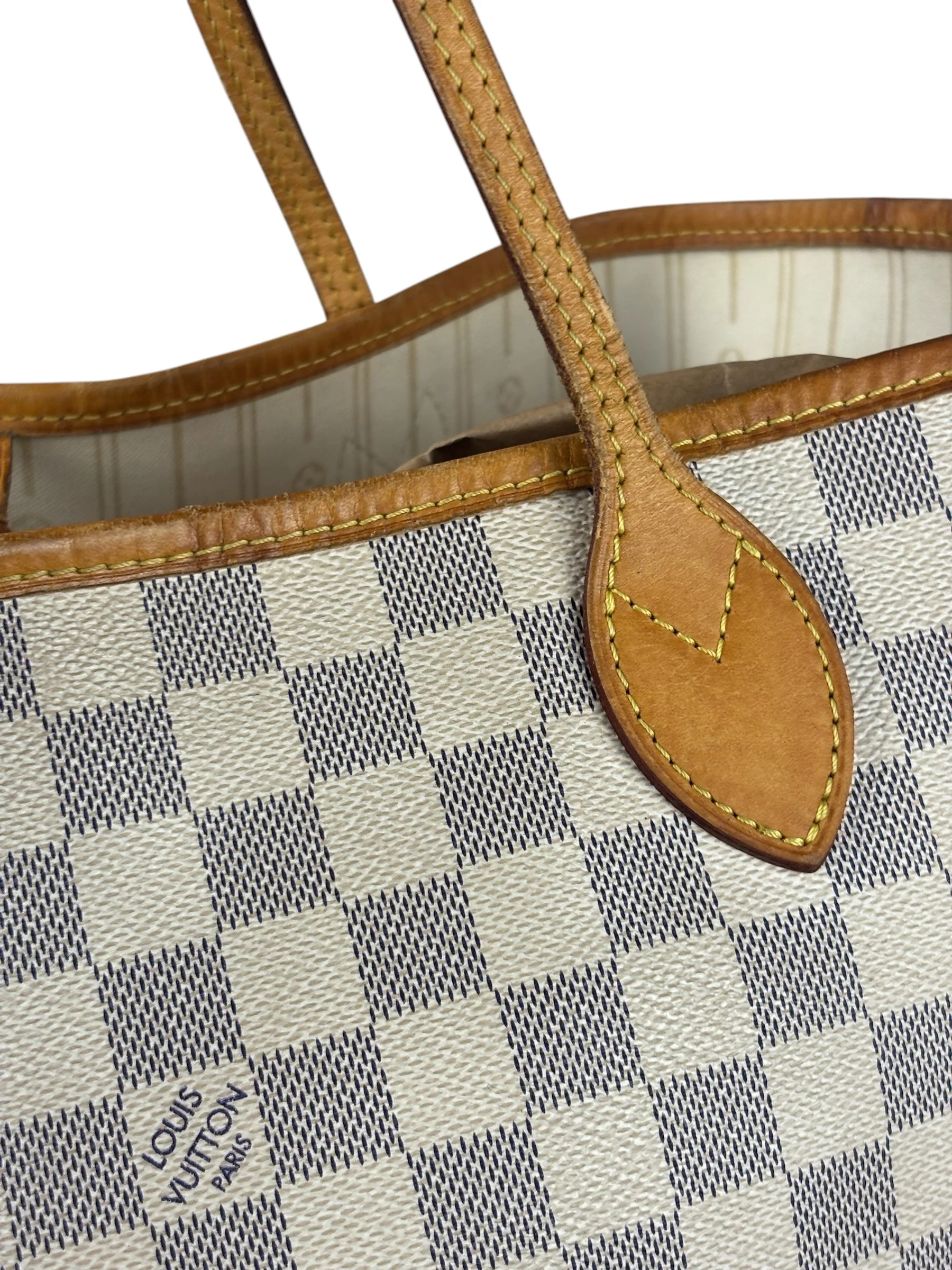 Louis Vuitton Damier Azur Neverfull MM - Image 12