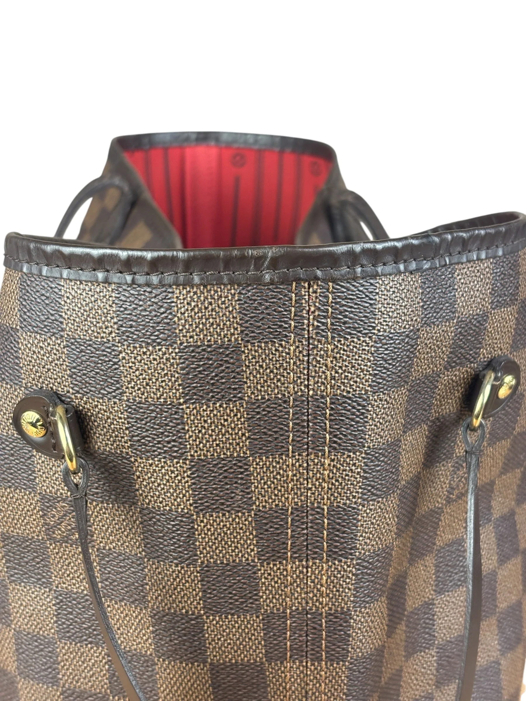 Louis Vuitton Damier Ebene Monogram Neverfull MM - Image 12