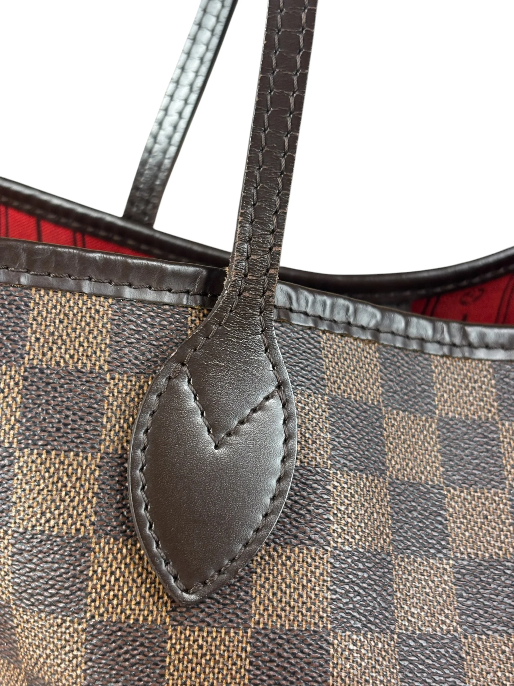 Louis Vuitton Damier Ebene Monogram Neverfull MM - Image 17