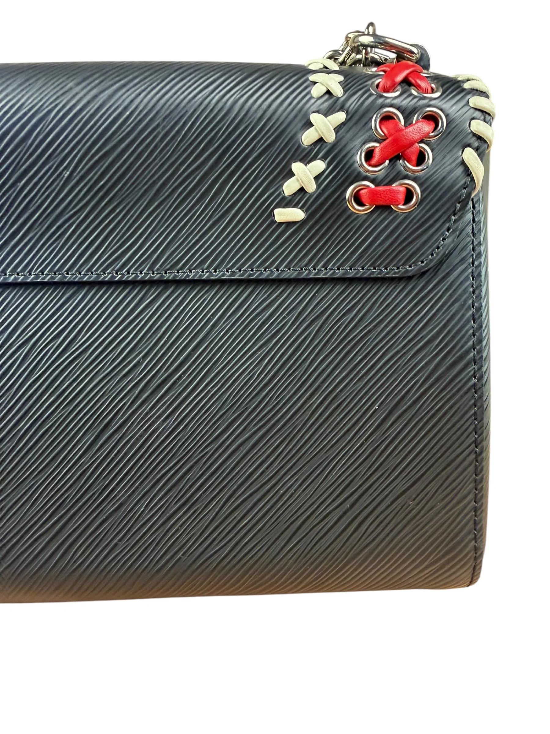 Louis Vuitton Multi Color Epi Leather Embroidered Twist Shoulder Bag - Image 13