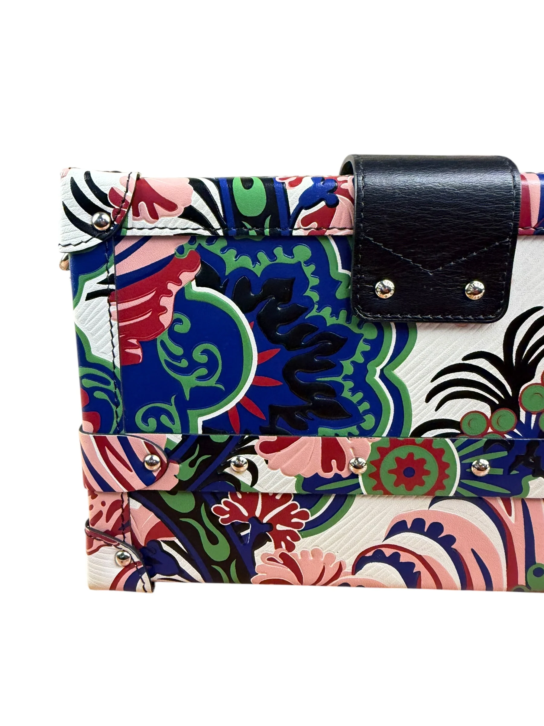 Louis Vuitton Multi-Color Leather Petite Malle Vanity Case - Image 9