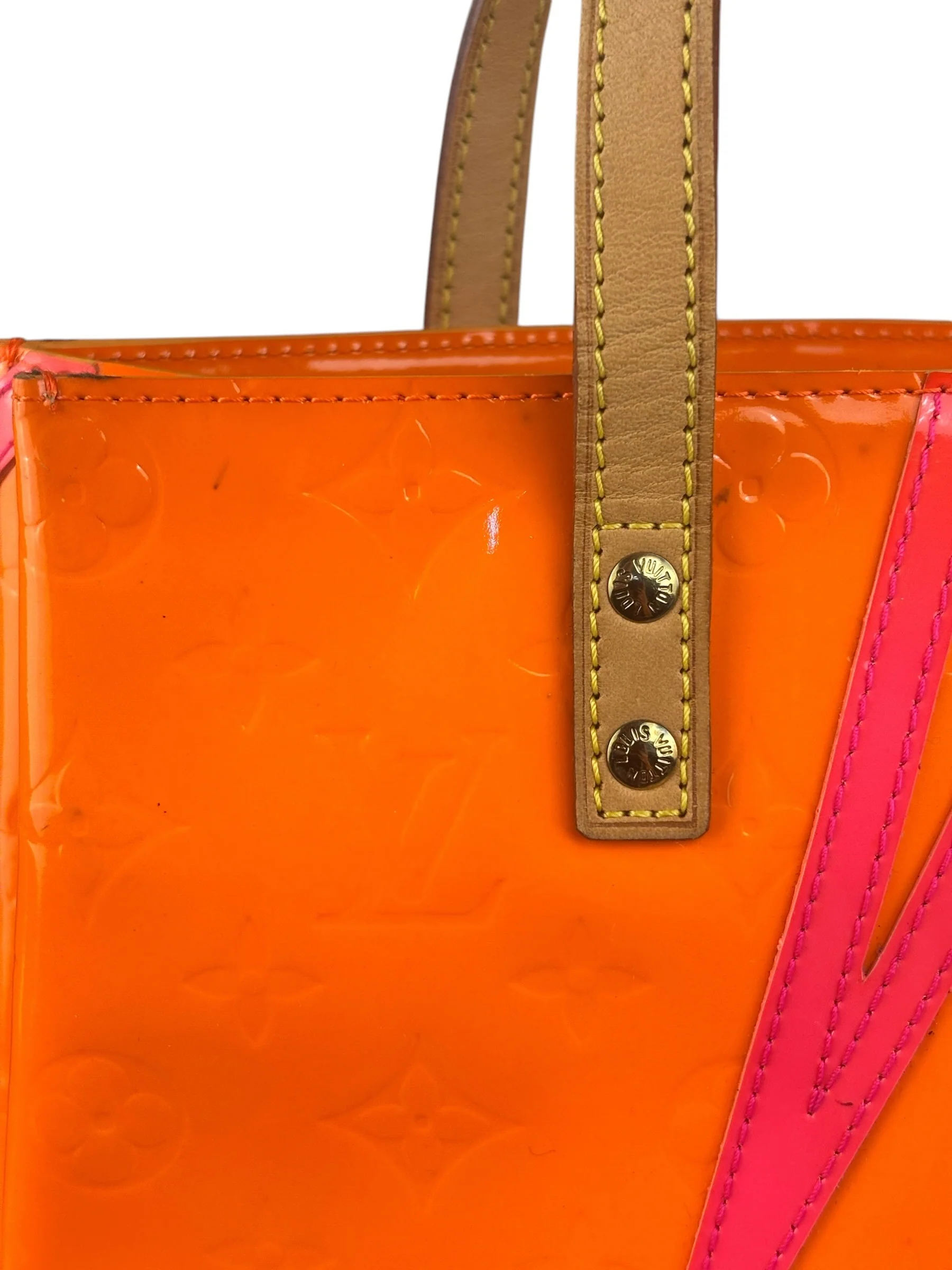 Louis Vuitton x Robert Wilson Monogram Fluo Vernis Reade Tote Bag MM - Image 12