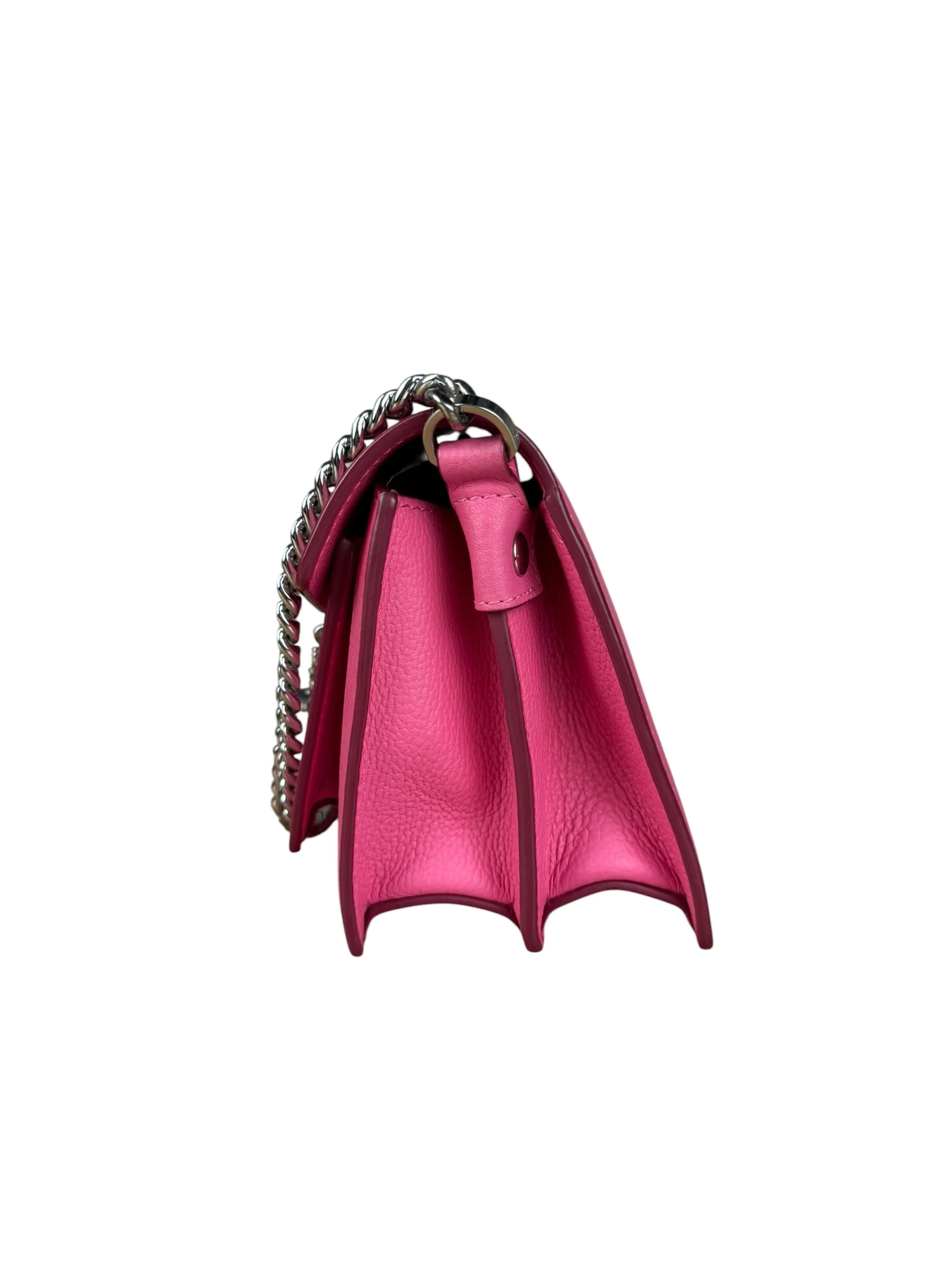 MCM Pink Leather Millie S Crossbody Bag - Image 5