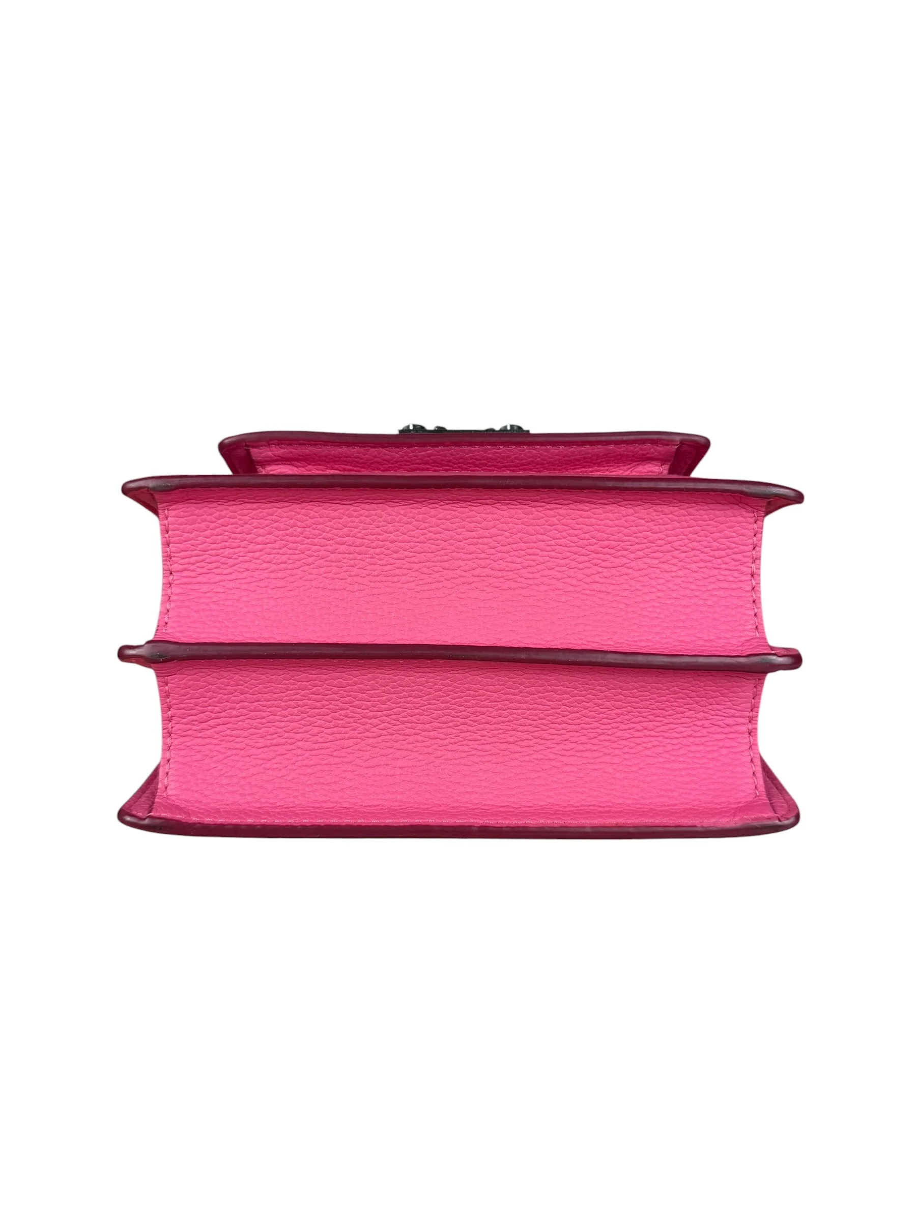 MCM Pink Leather Millie S Crossbody Bag - Image 9