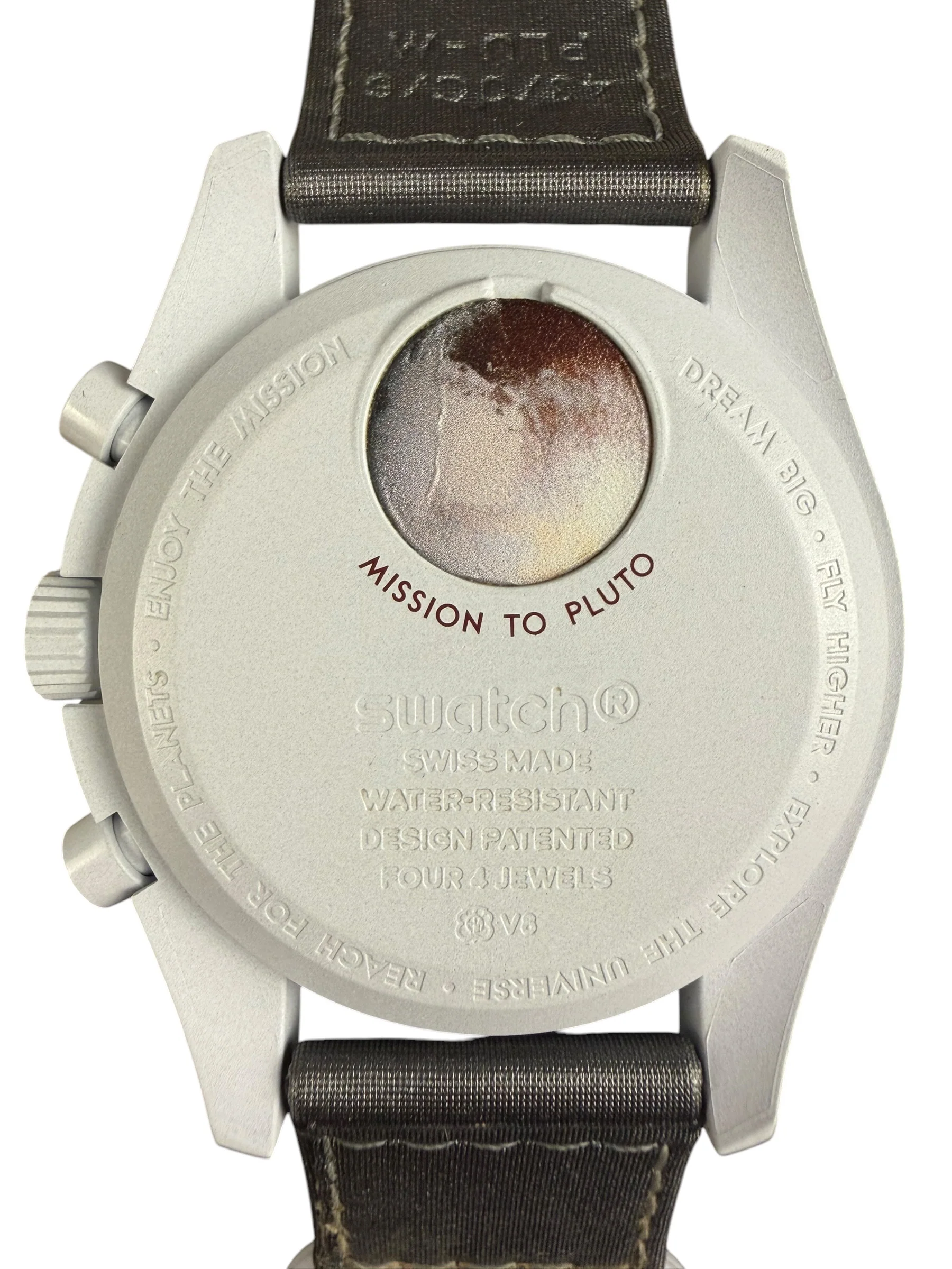 Omega Speedmaster MoonSwatch Grey/Burgundy - Image 6