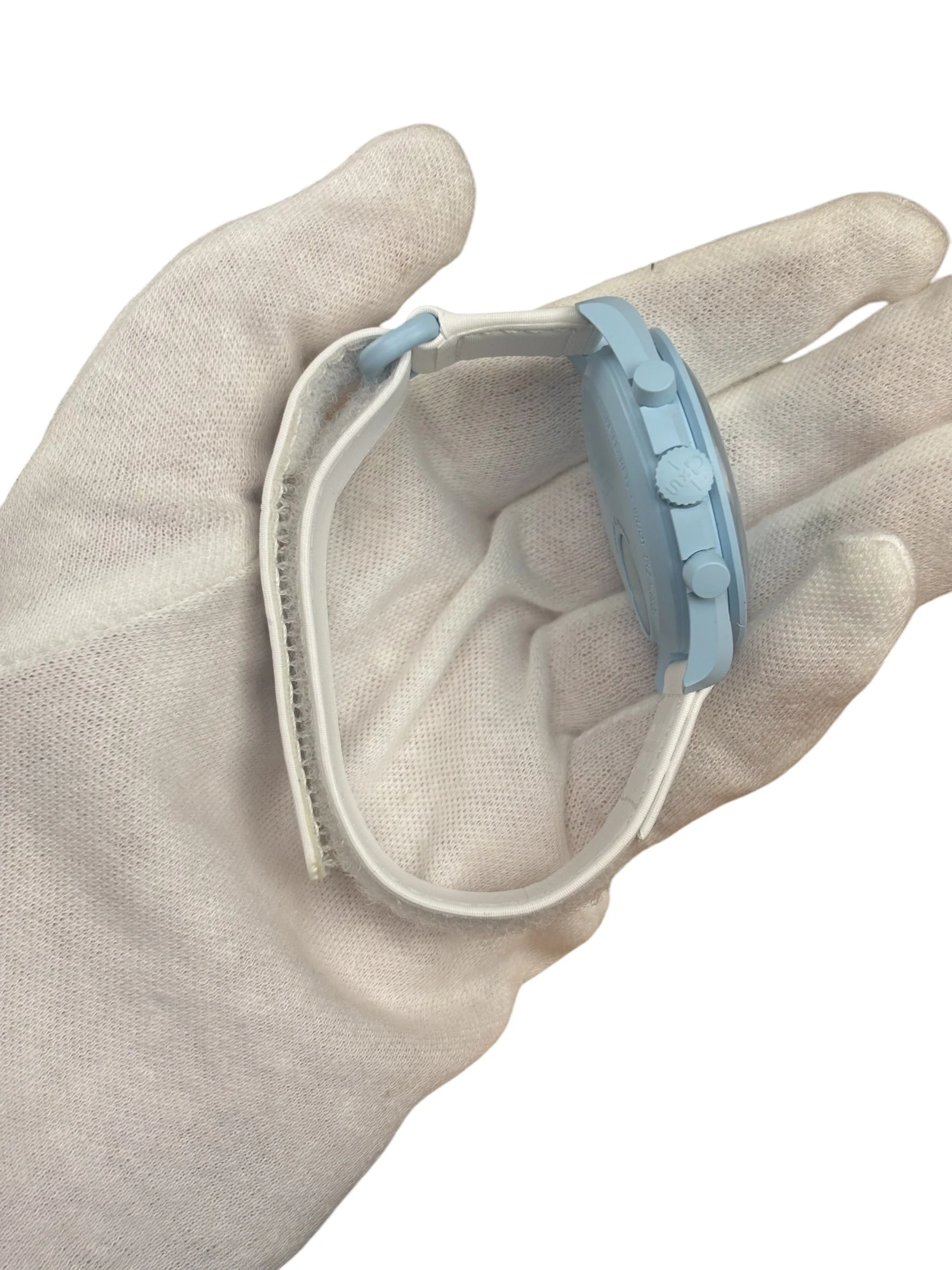 Omega X Swatch Baby Blue Speedmaster - Image 4
