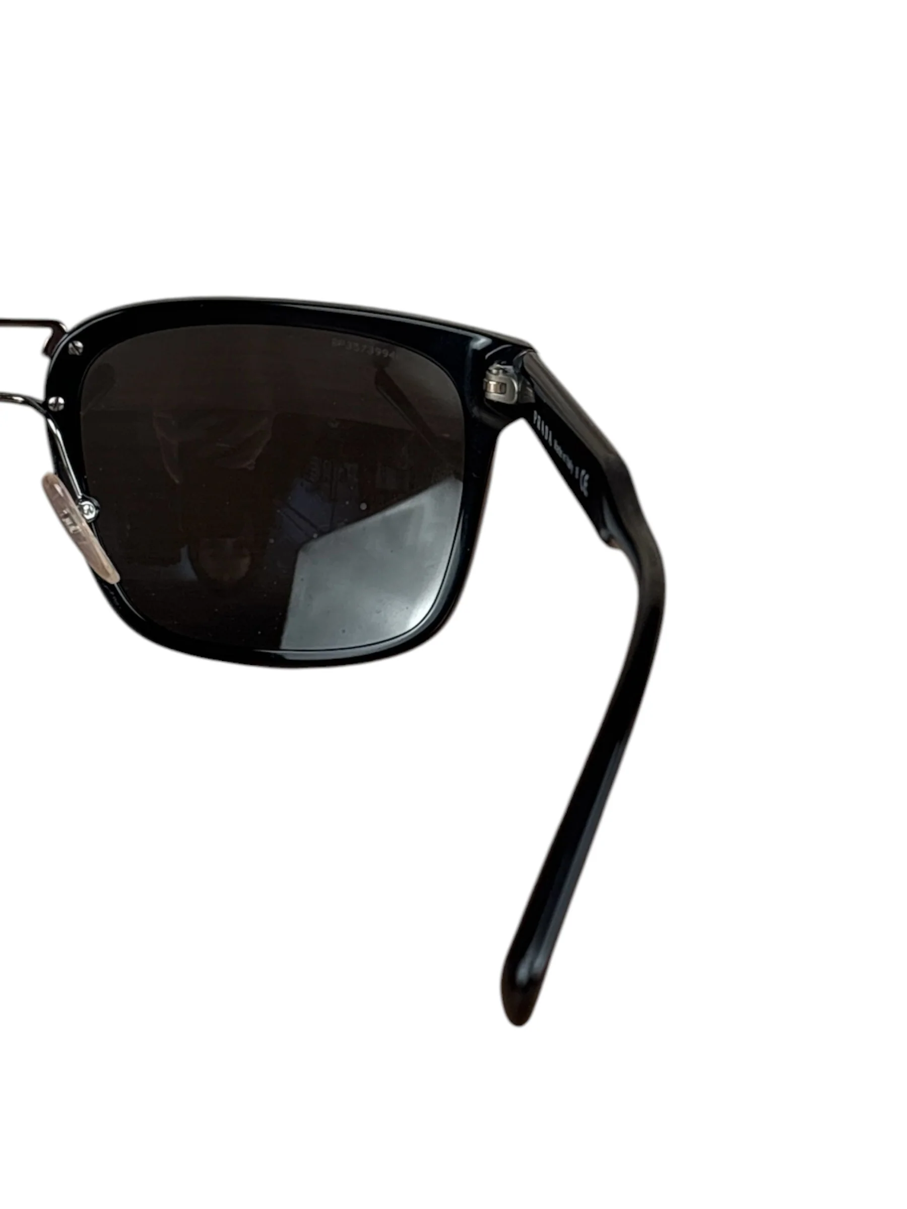Prada Black Metal Double Bridge Sunglasses - Image 7