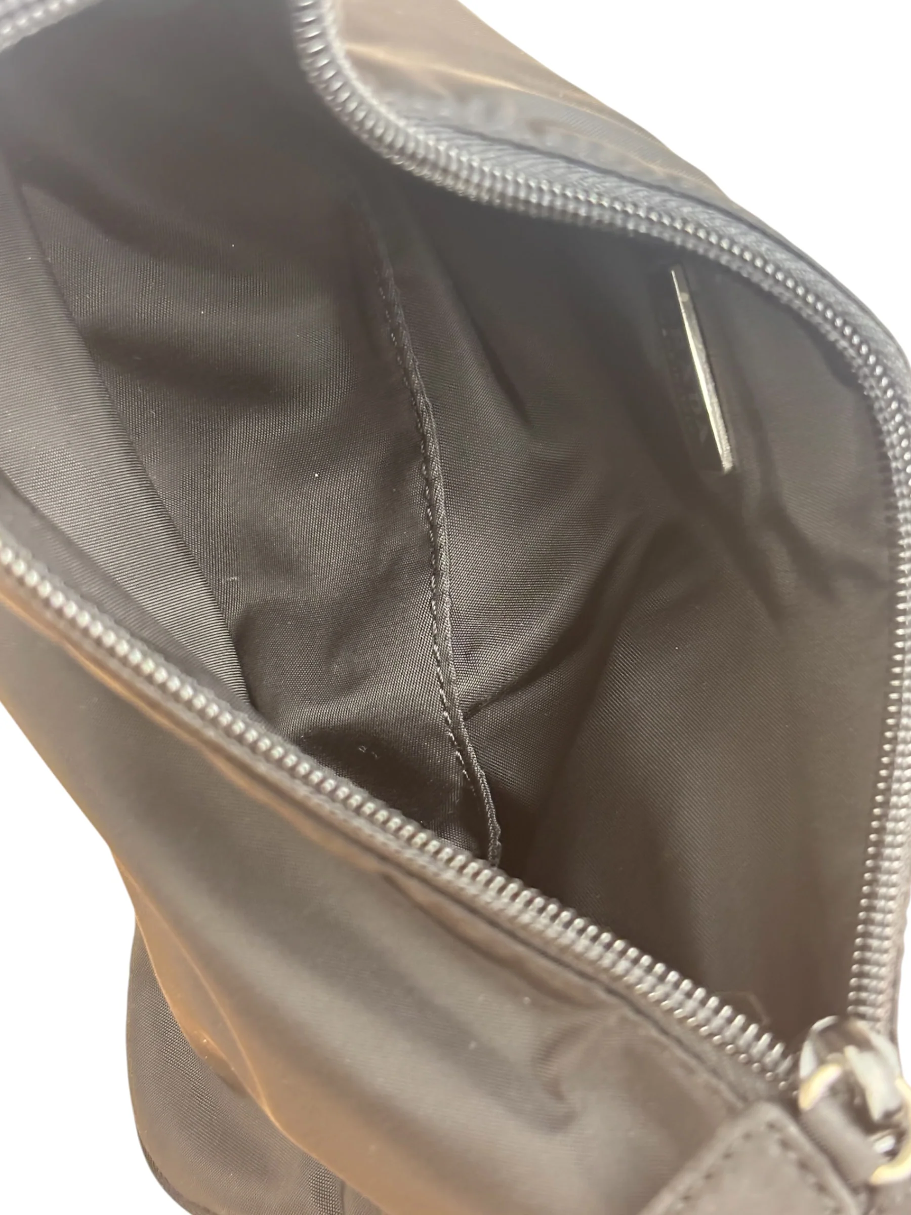 Prada Black Tessuto Nylon Mini Shoulder Bag - Image 4
