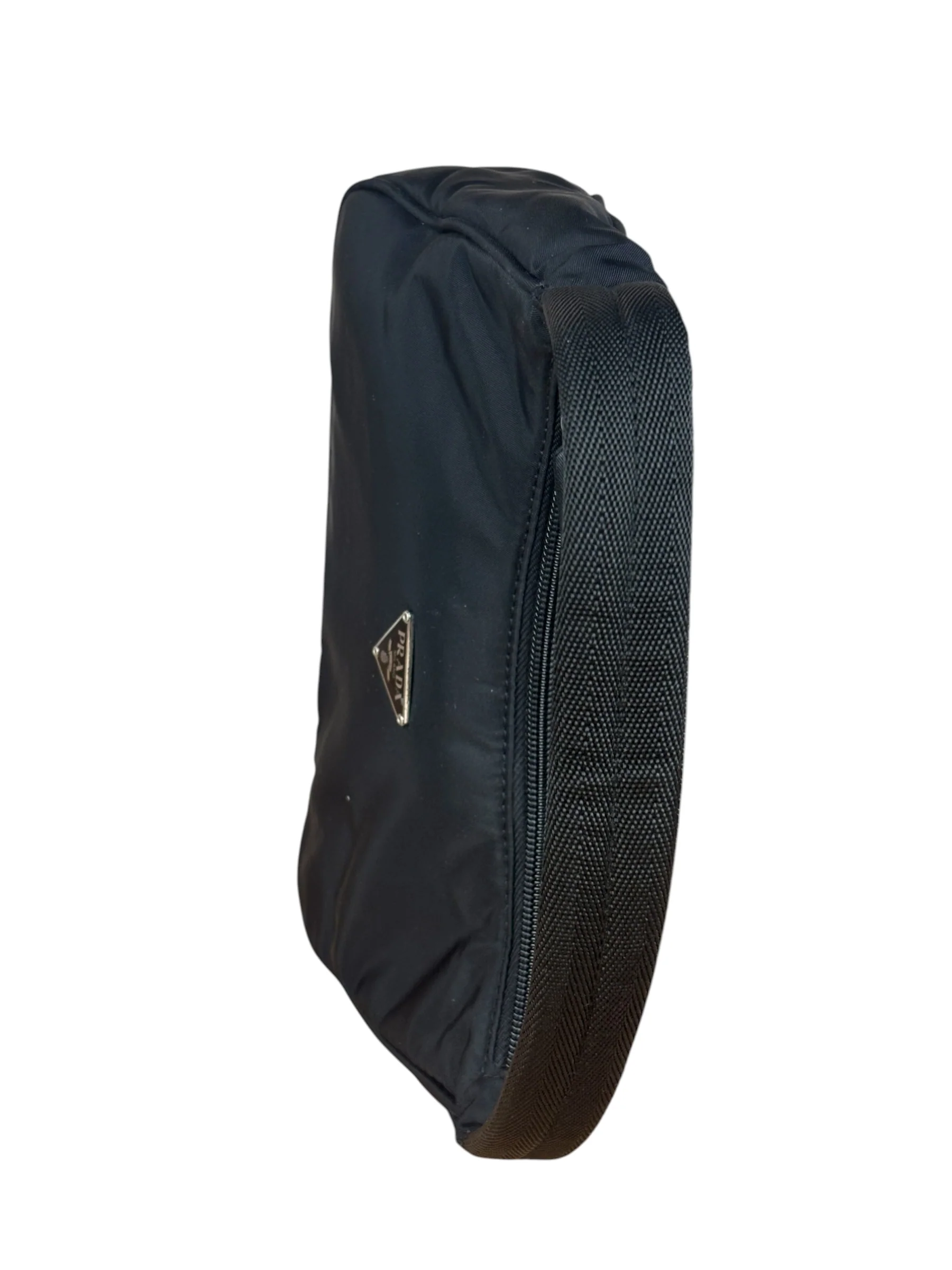 Prada Black Tessuto Nylon Mini Shoulder Bag - Image 5