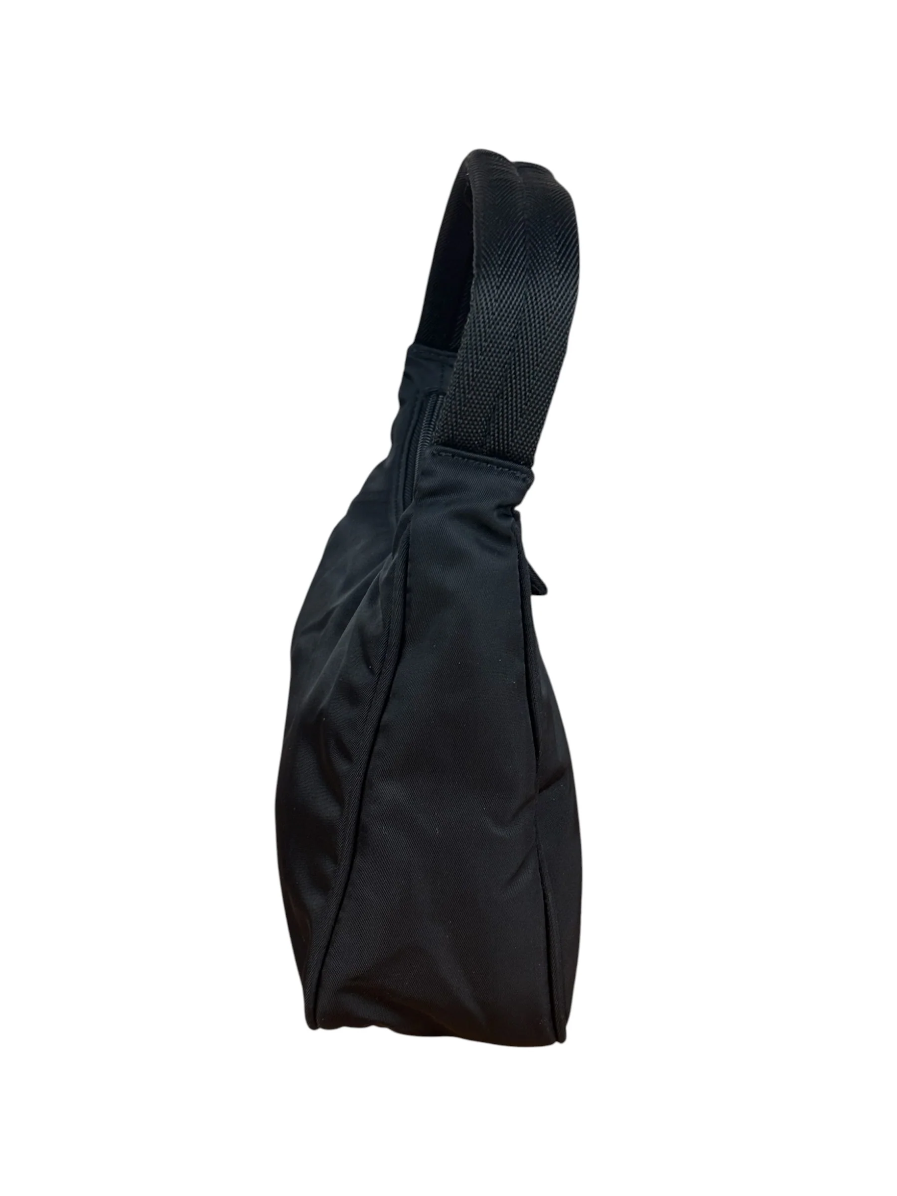 Prada Black Tessuto Nylon Mini Shoulder Bag - Image 7