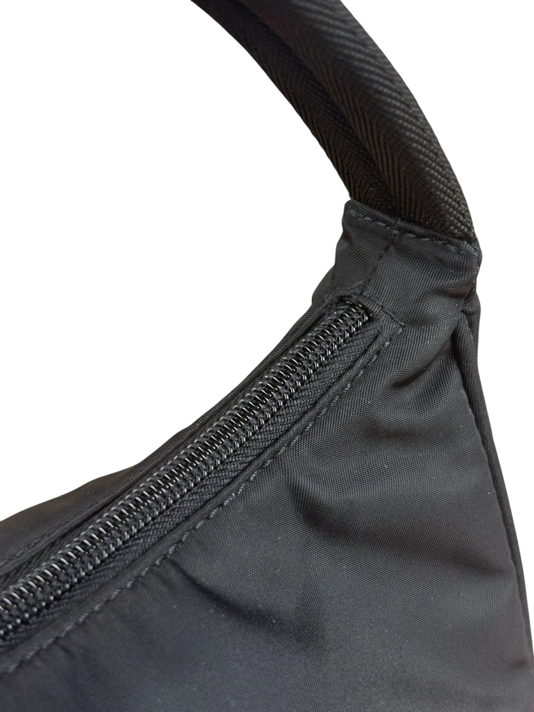 Prada Black Tessuto Nylon Mini Shoulder Bag - Image 9