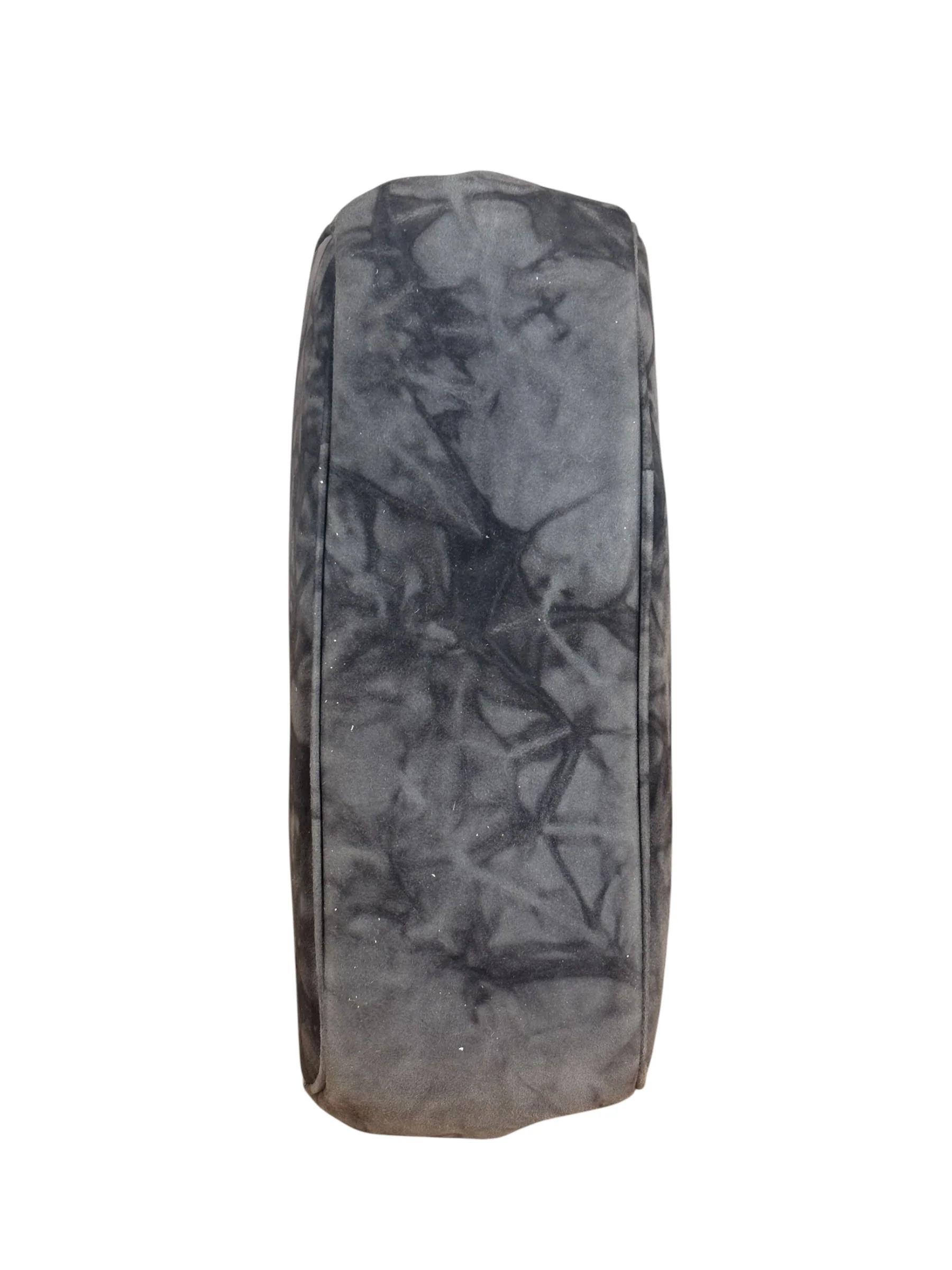 Prada Lux Grey Scamosciato Tie Dye Clutch Top Handbag - Image 3