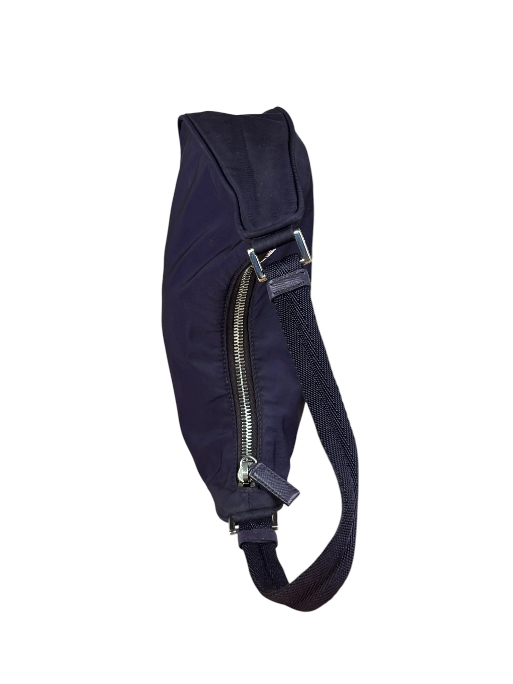 Prada Purple Tessuto Nylon Pochette - Image 11