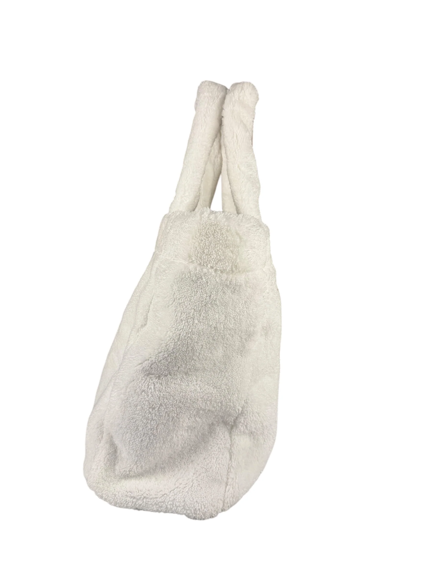 Prada White Terry Cloth Spugna Tote Bag - Image 6