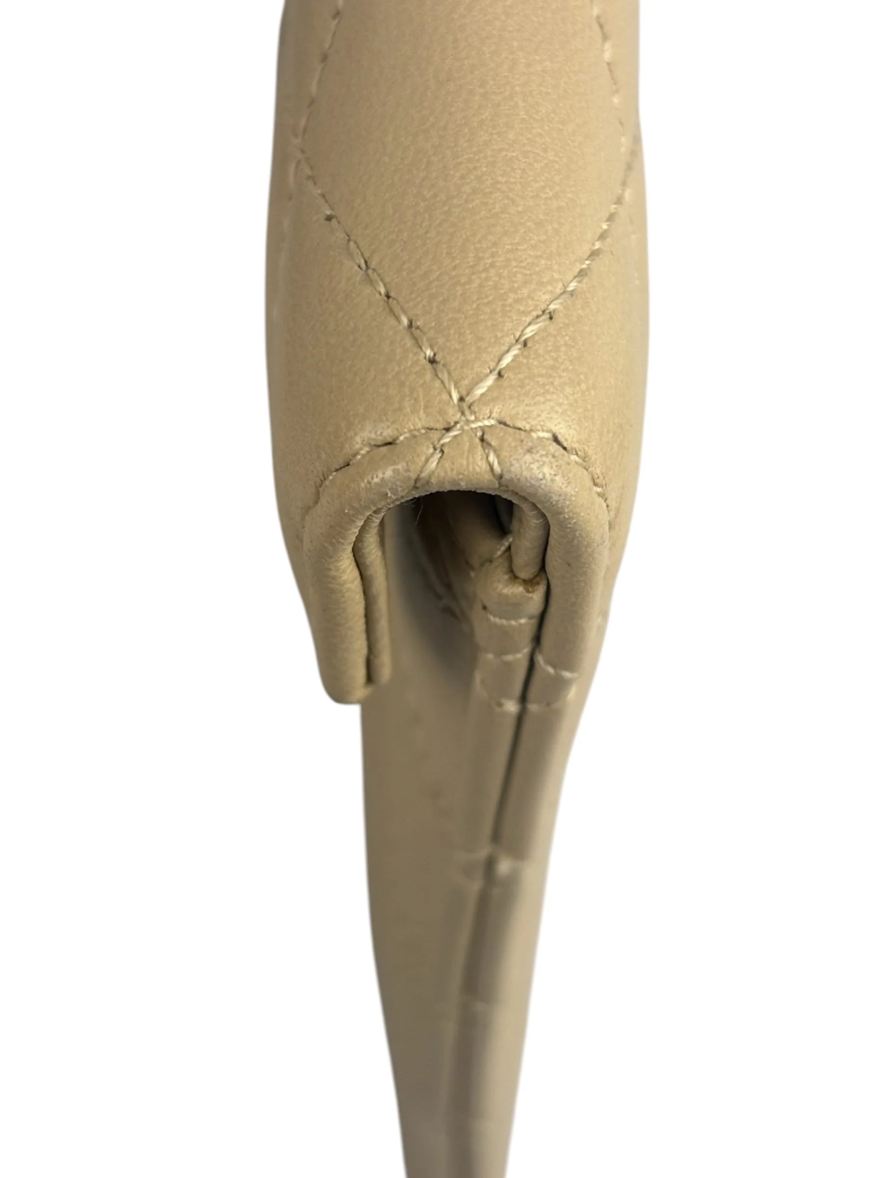 Saint Laurent Beige Quilted Sade Clutch - Image 10