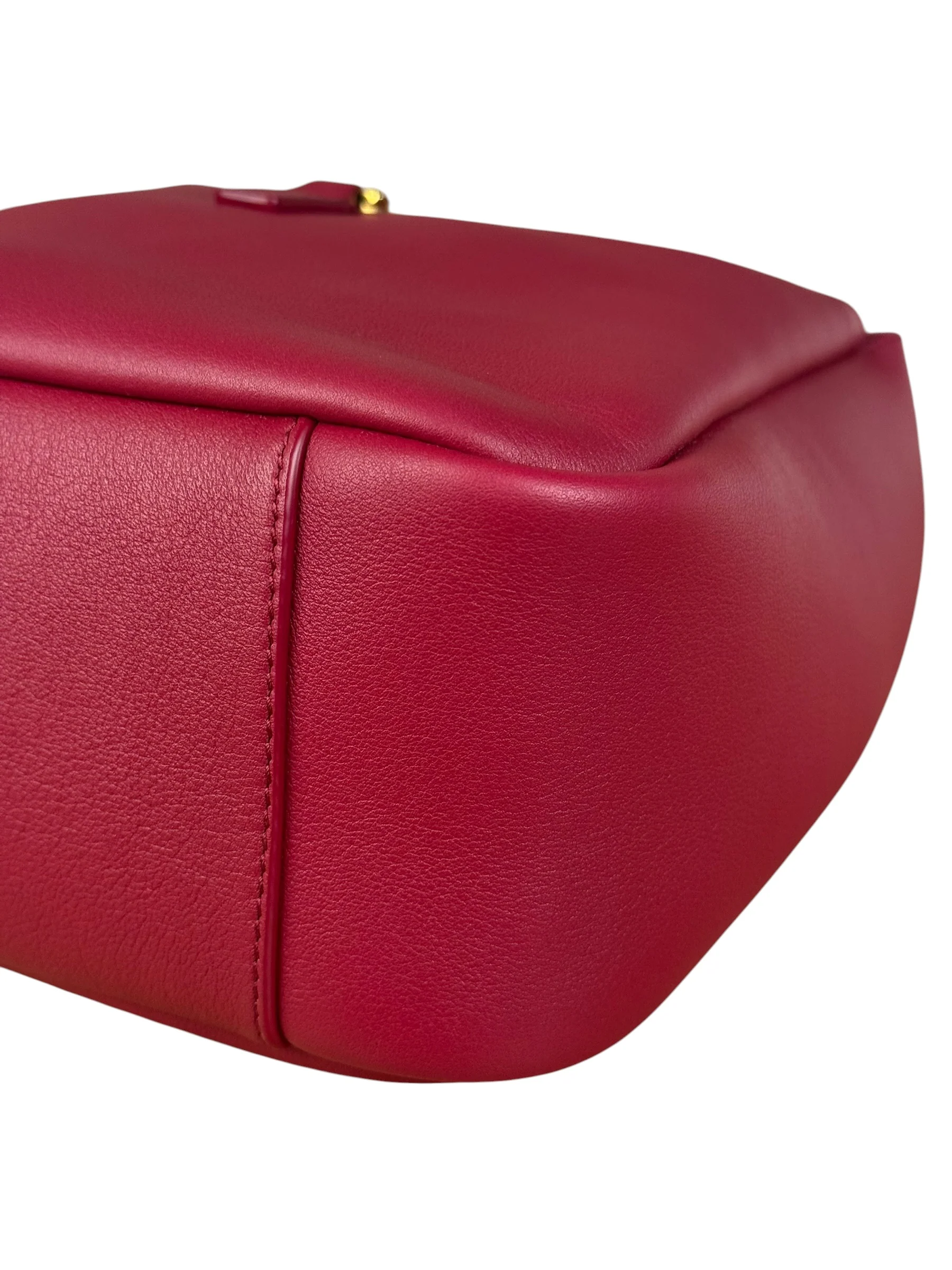 Saint Laurent Raspberry Pink Le 5 A 7 Hobo - Image 11
