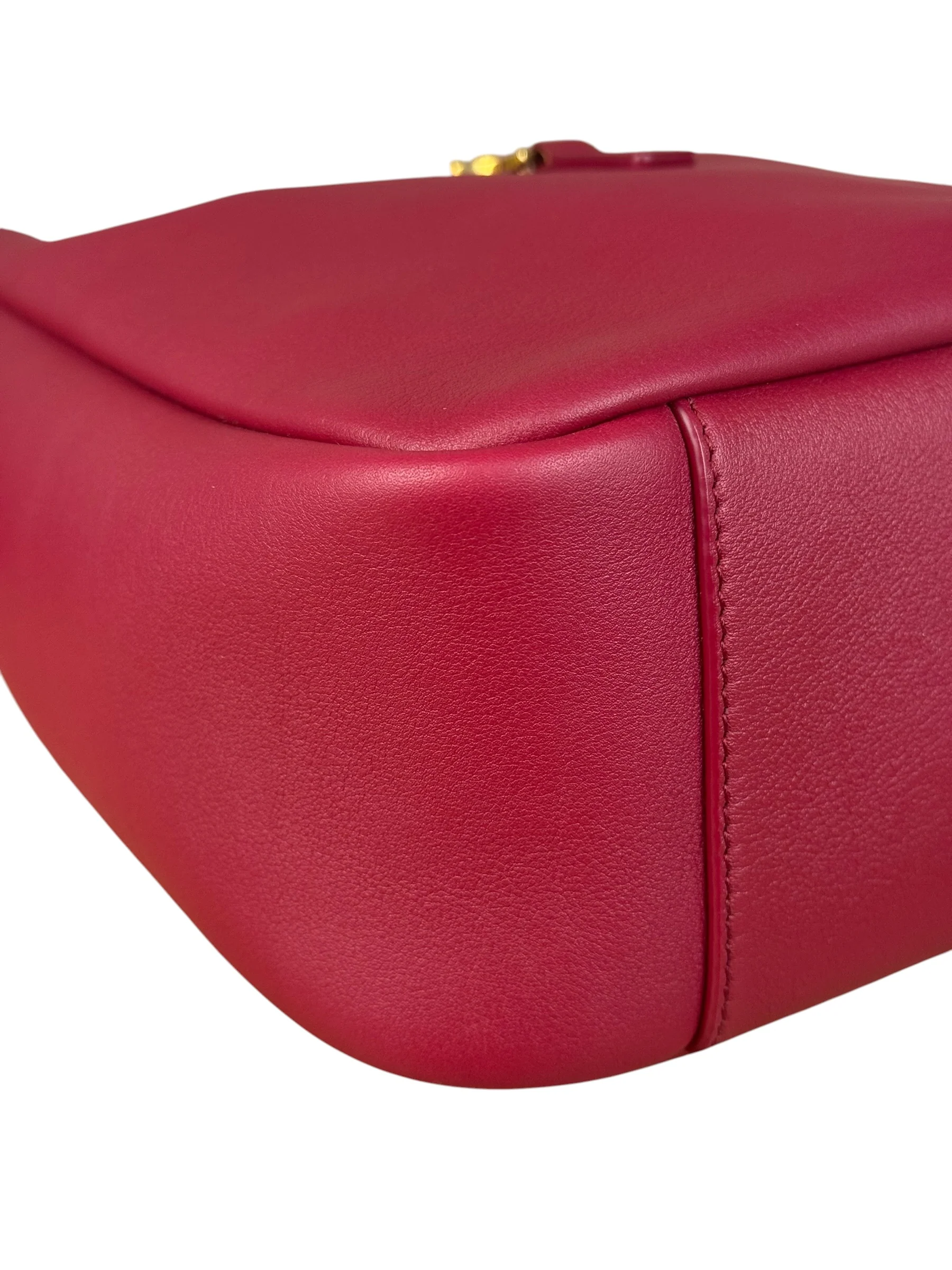 Saint Laurent Raspberry Pink Le 5 A 7 Hobo - Image 12